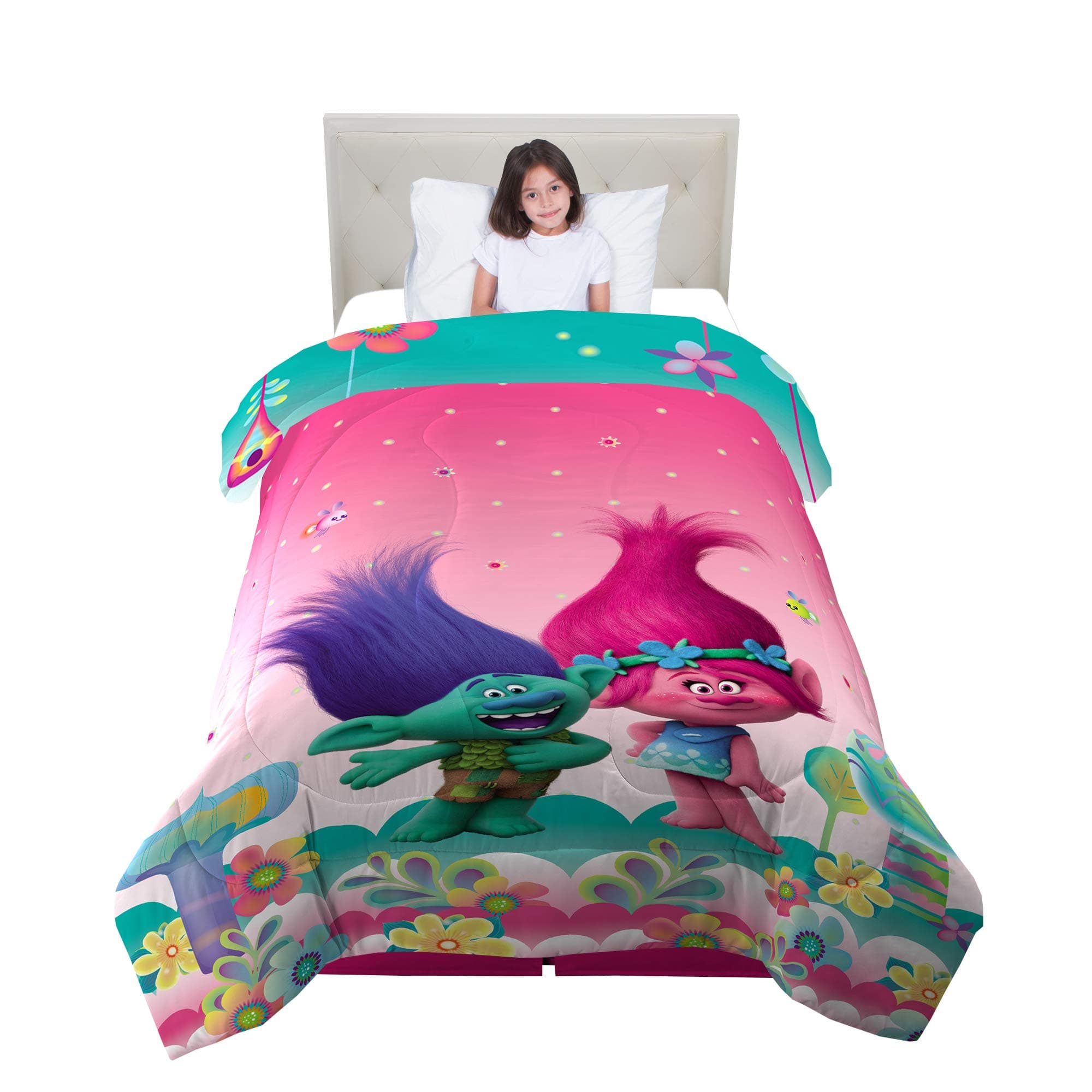 Trolls DreamWorks Life Reversible Comforter, Twin/Full