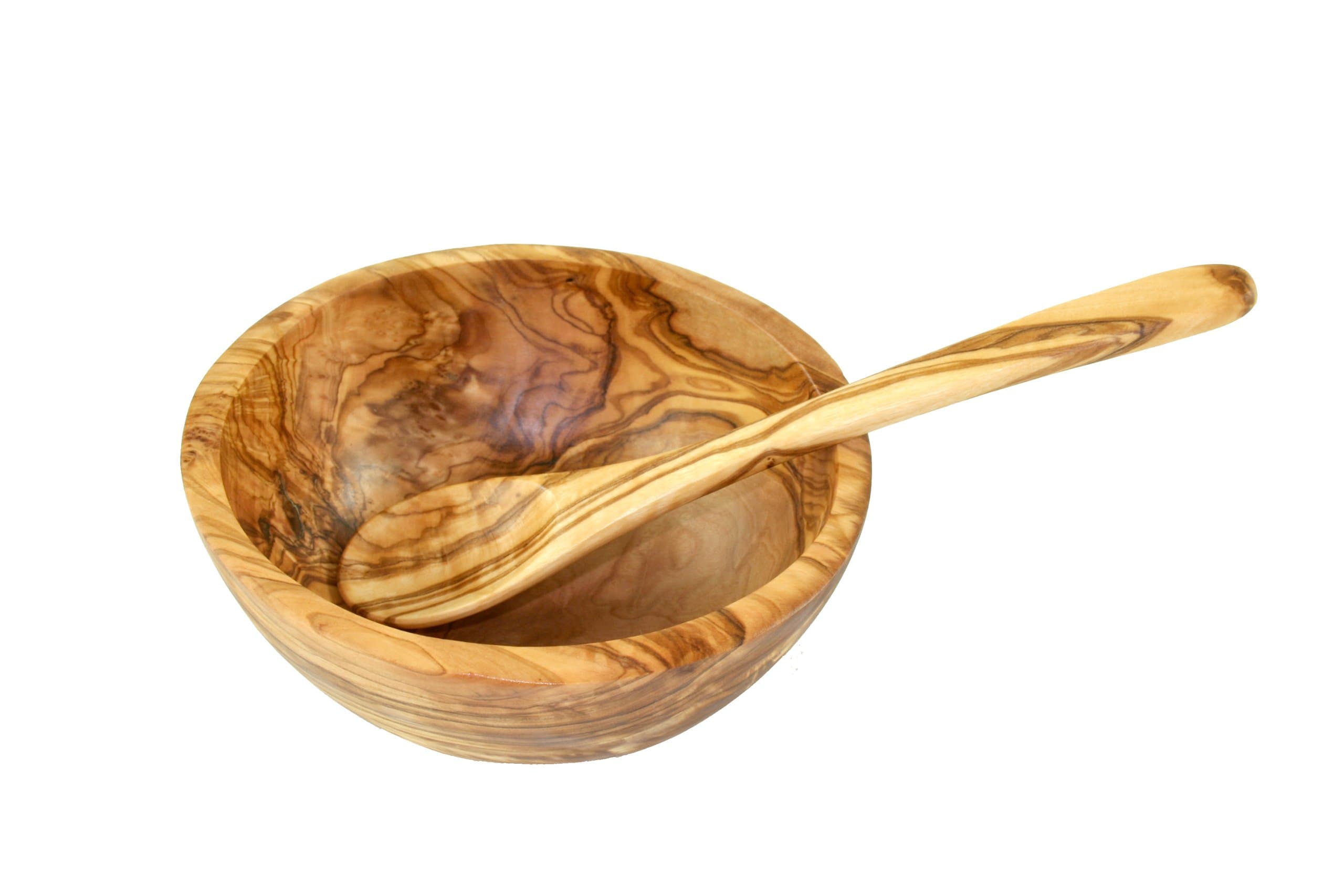 D.O.M. Olive Wood Cereal Bowl with Spoon