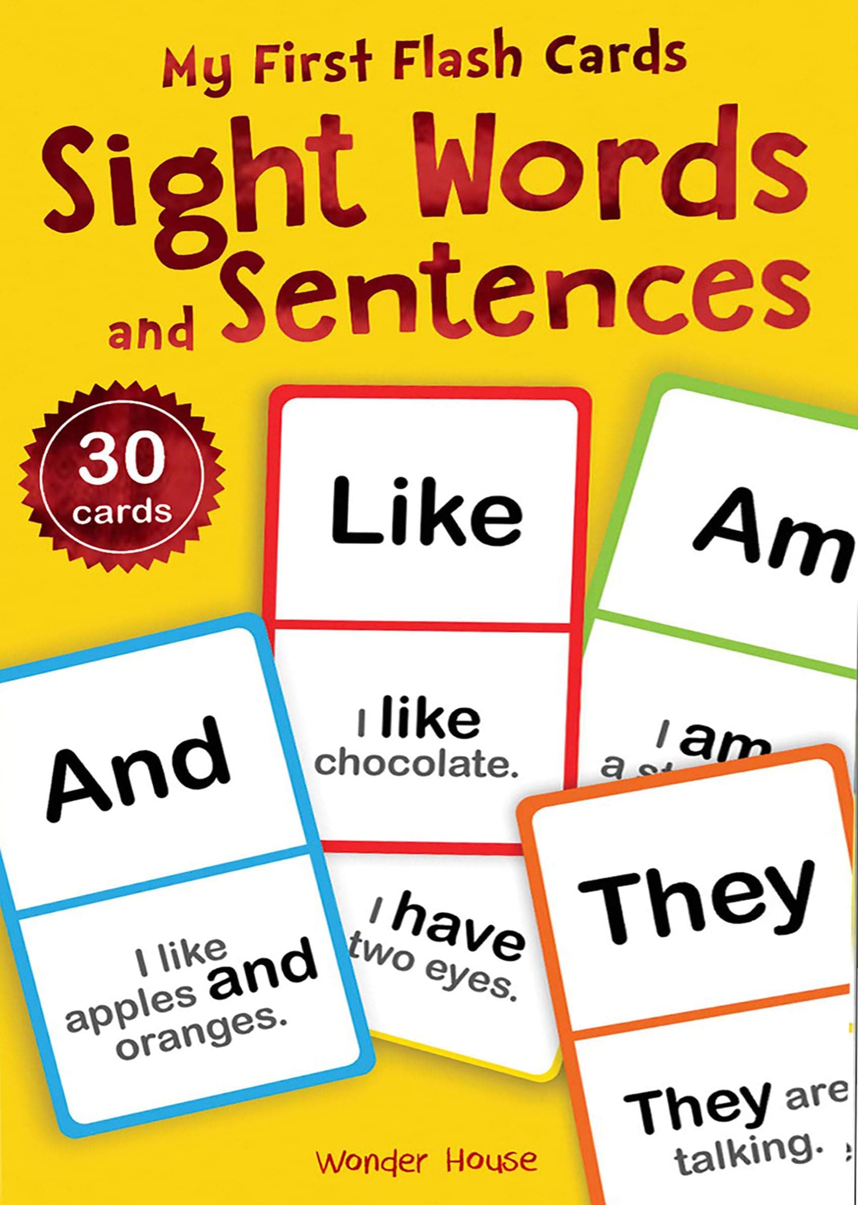 My First Flash Cards: Sight Words and Sentences (Flash Cards For Children)
