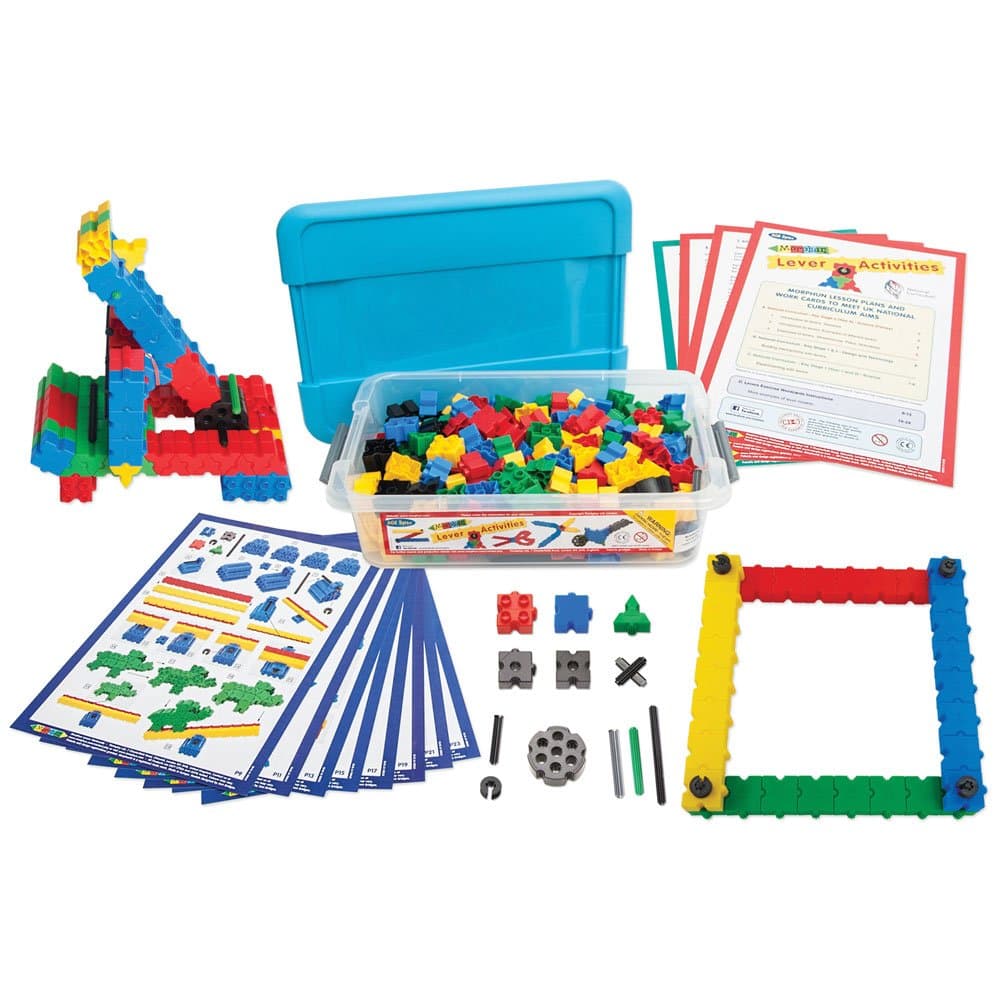 Morphun Junior Levers Single Building Bricks Set (Tub)