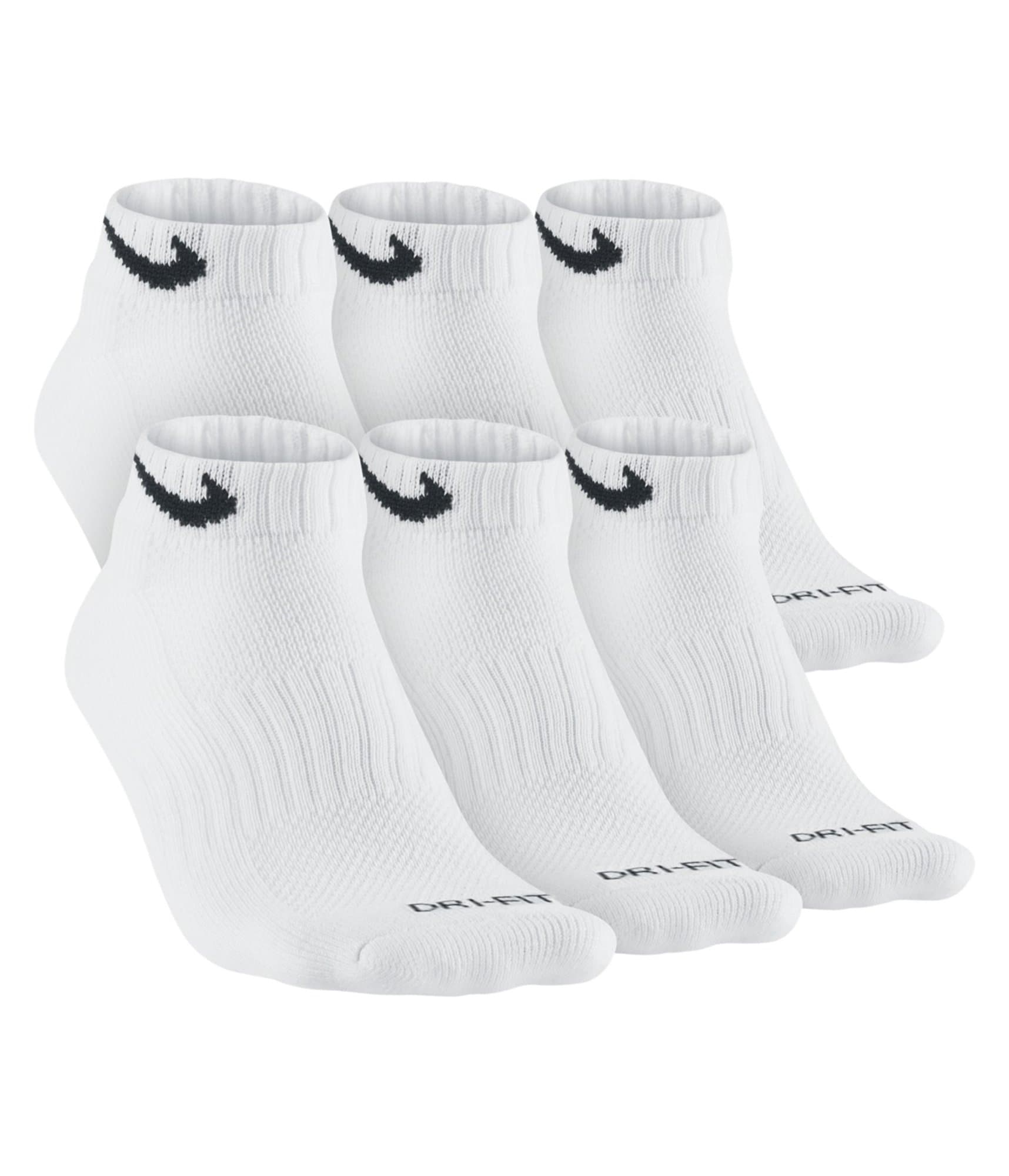 Dri-FIT Cushion Low-Cut Training Socks, 6-pairs