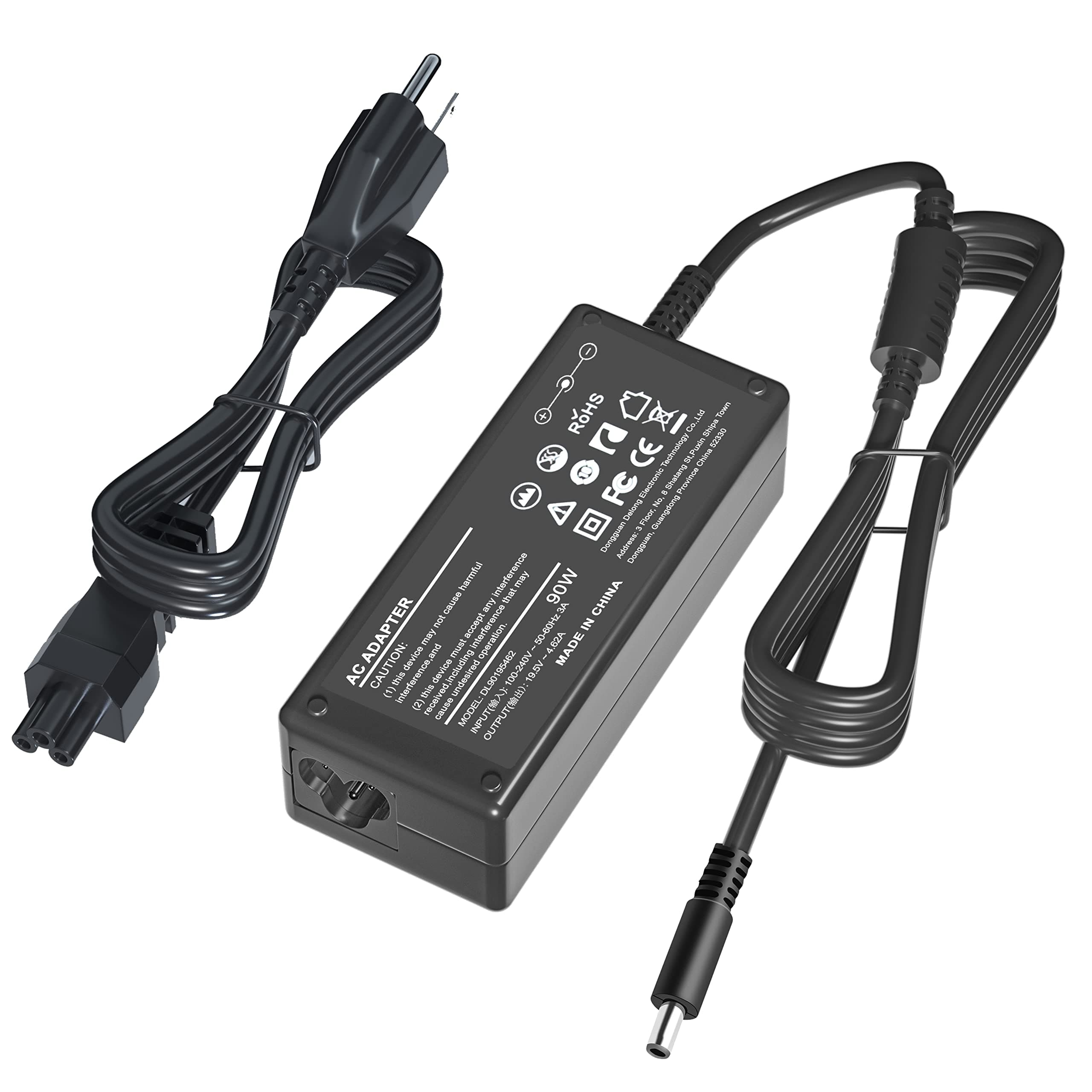 90W AC Adapter for Dell OptiPlex Micro 9020 7010 7020 7040 7050 7060 7070 7080 5050 5060 5070 5080 5090 3040 3046 3050 3070 3080 3090 MFF Business Desktop,Power Supply Cord for Optiplex Micro PC