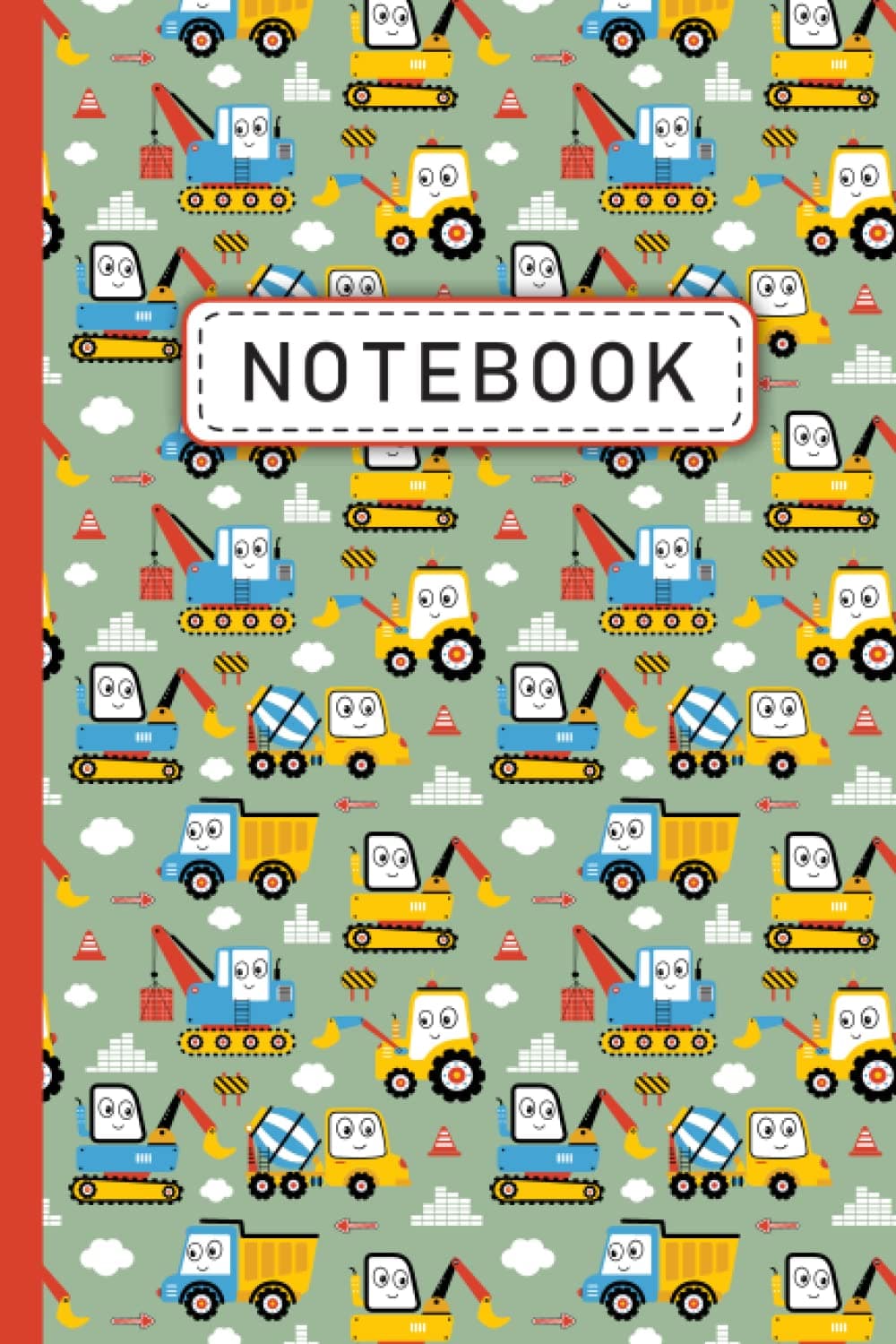 Crane Operator Notebook: Colorful Patterns Diary for Women, Kids, Teens, Girls, Boys, Students - Crane Operator Blank Lined Notebook Journal 6x9