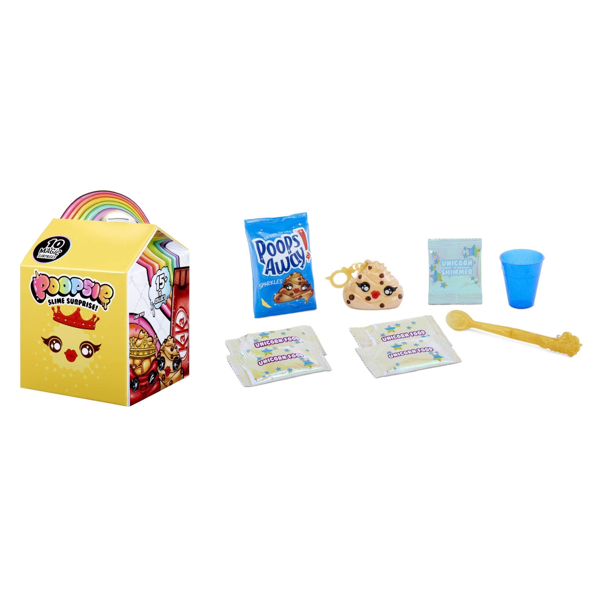 Slime Surprise Drop 4 Fast Food with Two D.I.Y. Slimes, Multicolor