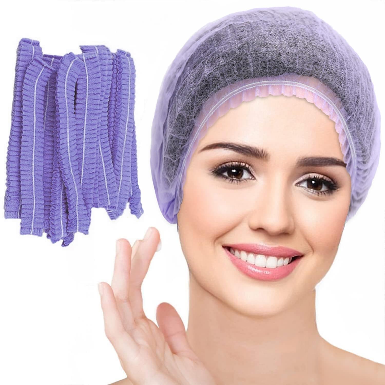 21 inches purple Hair Net