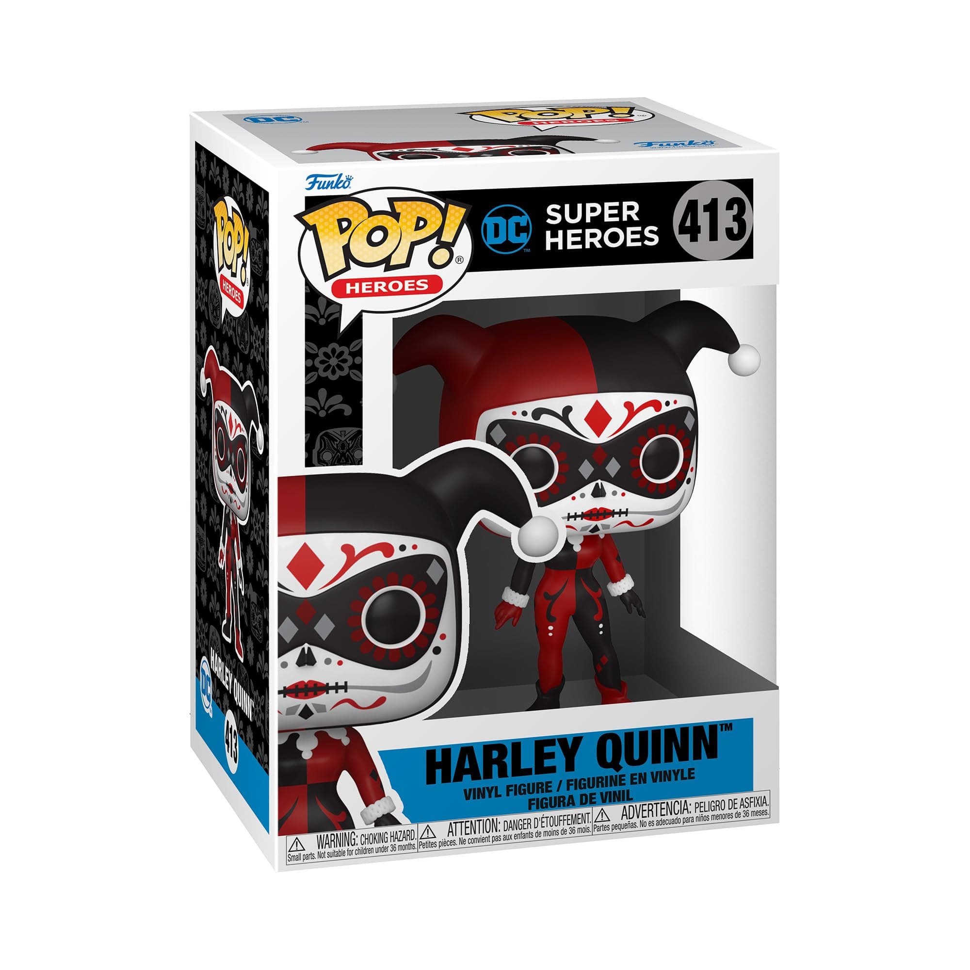 Funko POP! Heroes: Dia De Los DC - Harley Quinn - DC Comics - Collectable Vinyl Figure - Gift Idea - Official Merchandise - Toys for Kids & Adults - Comic Books Fans - Model Figure for Collectors