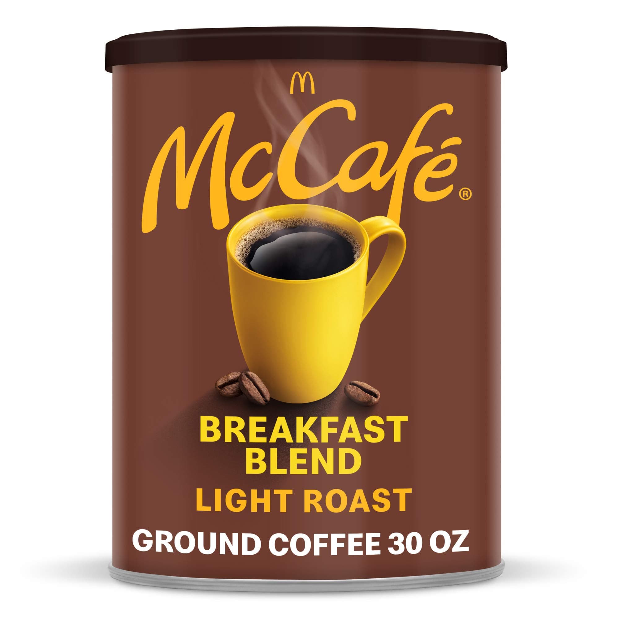 Breakfast Blend Ground Coffee (30 oz Canister)