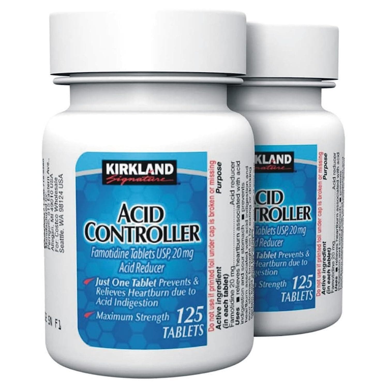 Kirkland Signature Acid Controller (250 Tablets)