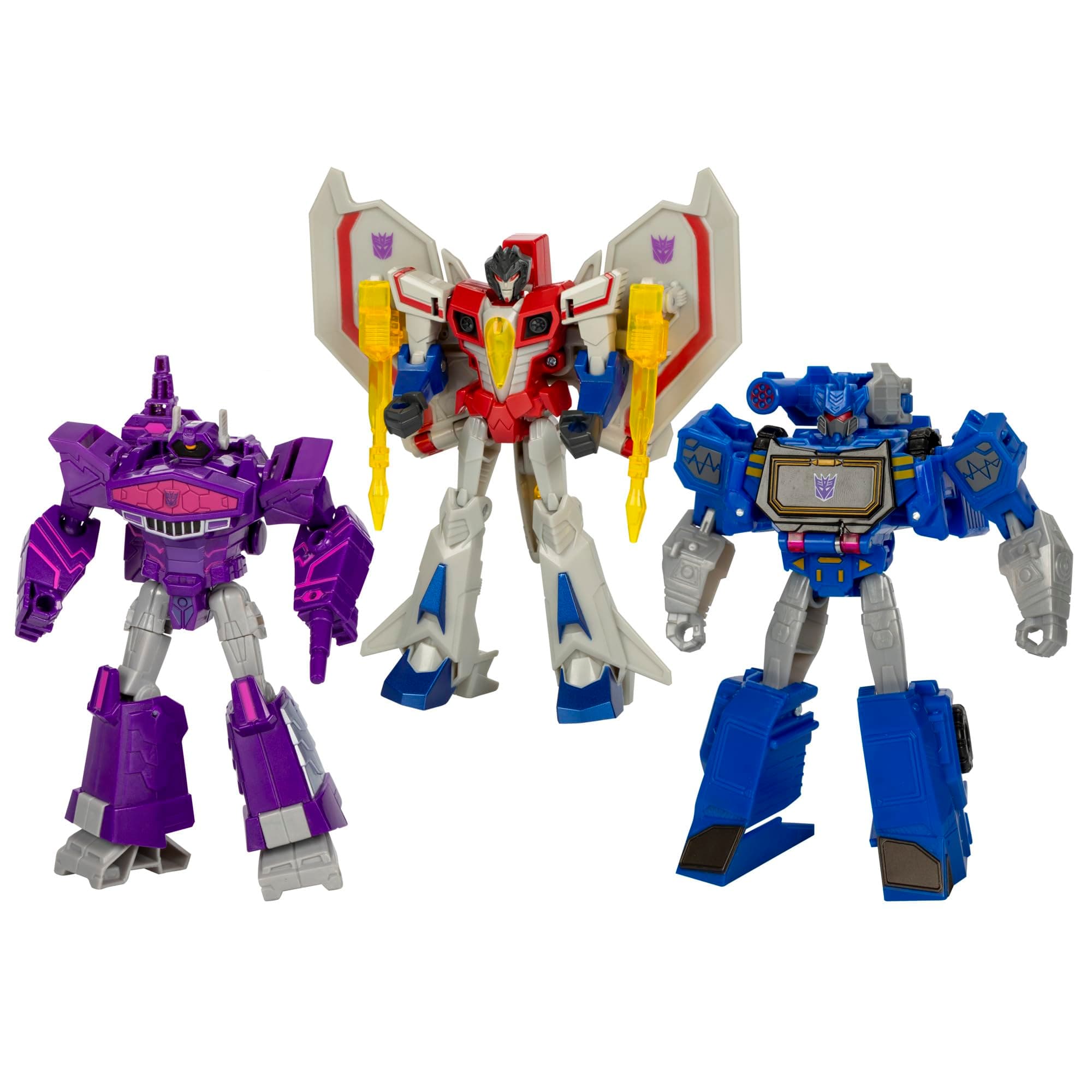 Transformers Pack of 3 Commanders Decepticon, Figures