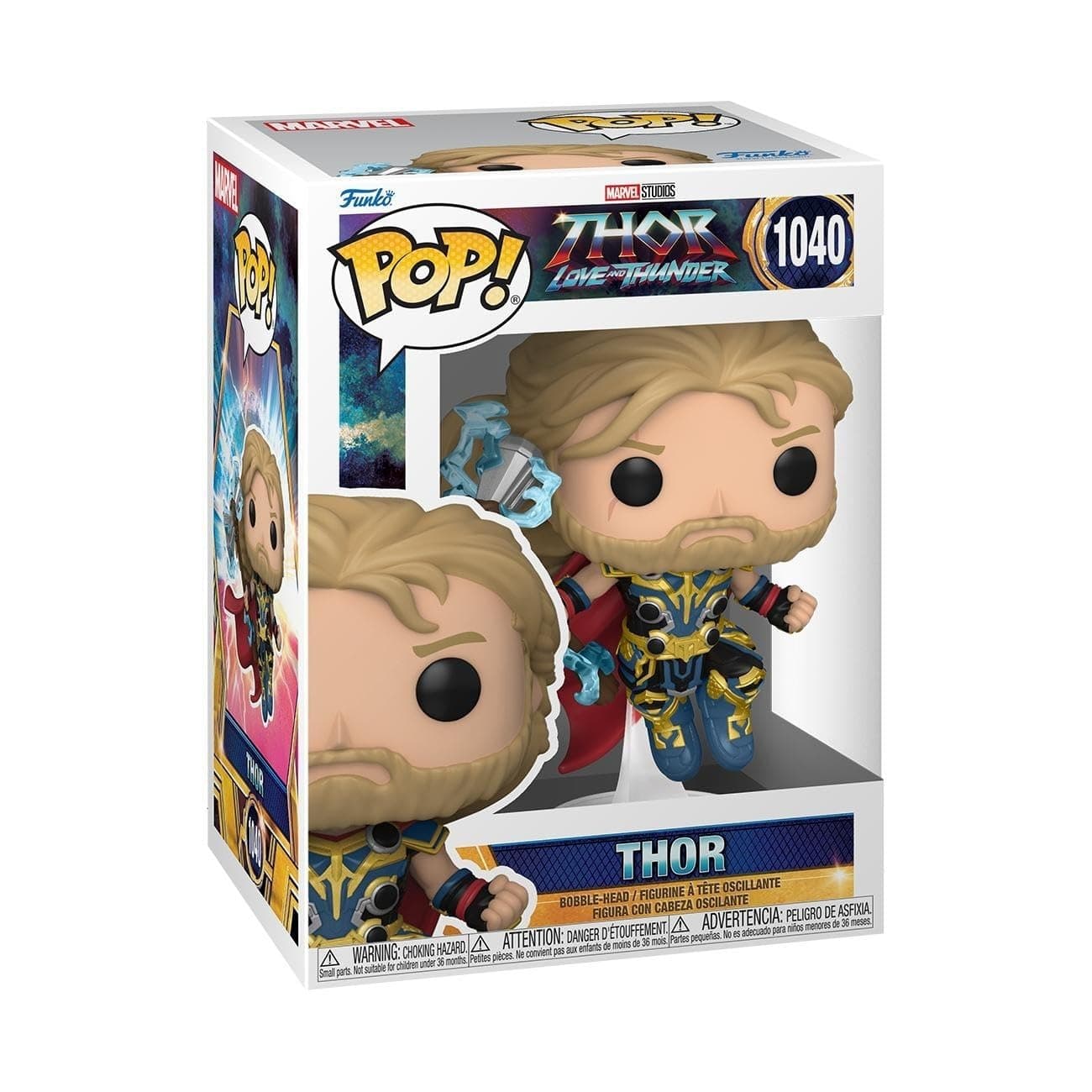 Pop! Marvel: Thor: Love and Thunder - Thor - Collectable Vinyl Figure - Gift Idea - Official Merchandise - Toys for Kids & Adults - Movies Fans - Model Figure for Collectors and Display