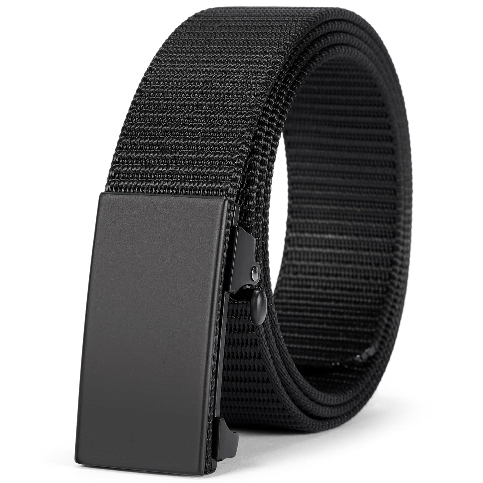 Ratchet Web Belt Men, Nylon Golf Adjustable Work Men's Belt with Casual Pants