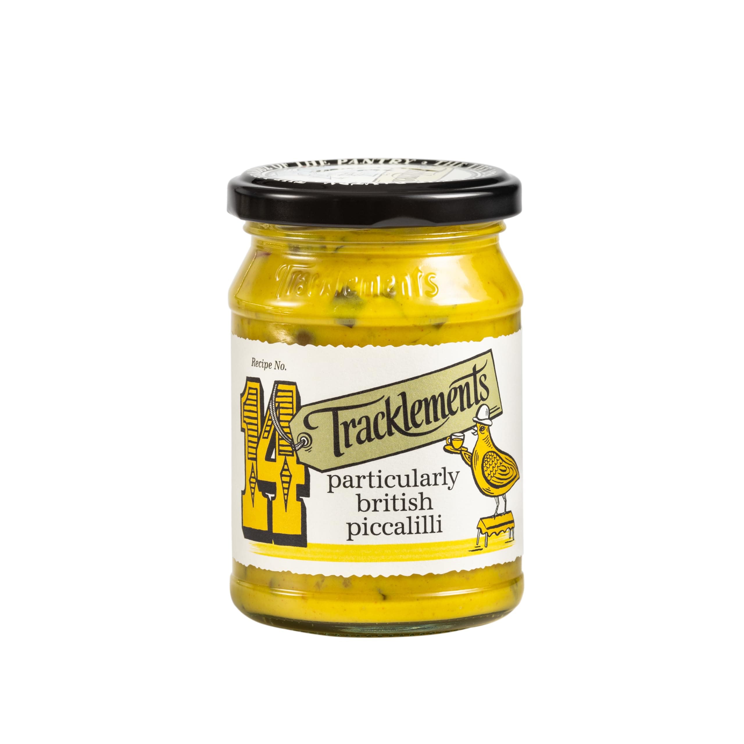 Tracklements - Particularly British Piccalilli, The Ideal Condiment for Cheddar, Cold Meats and Pork Pies or Partnered with a Ploughman's Board, Vegetarian and Vegan Friendly, Gluten Free, 230g Jar