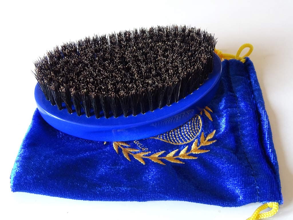 100BC 360 CAESARS WAVE AND BEARD BRUSH FOR YOUR 360 WAVES (SOFT BLUE) BEARD BRUSH