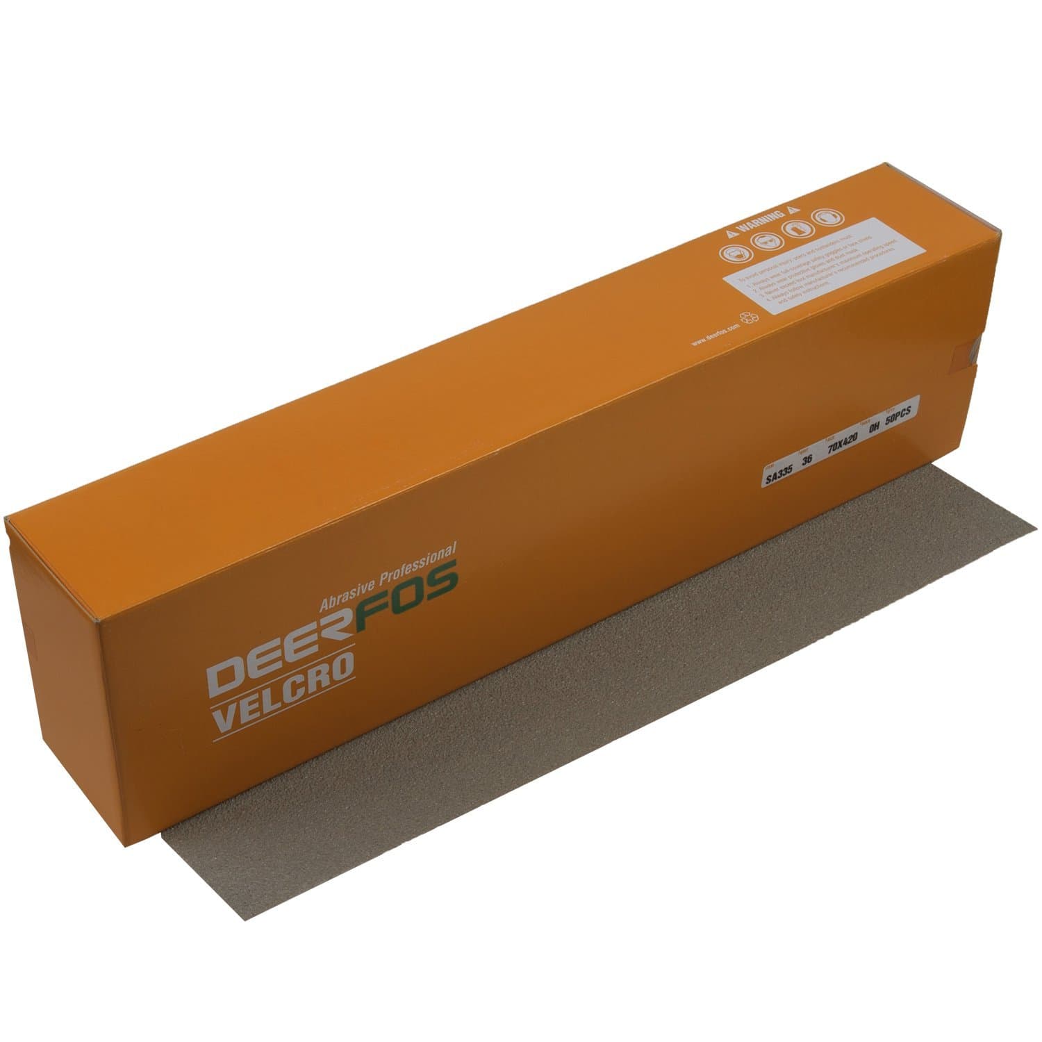 Abrasive Sandpaper Fileboard Sheets 2.75” x 16.5” 50-Count Pack with Hook and Loop Backing and Premium Aluminum Oxide in Multiple Grits is Ideal for Automotive Car Body Repair and Woodworking-P36 Grit