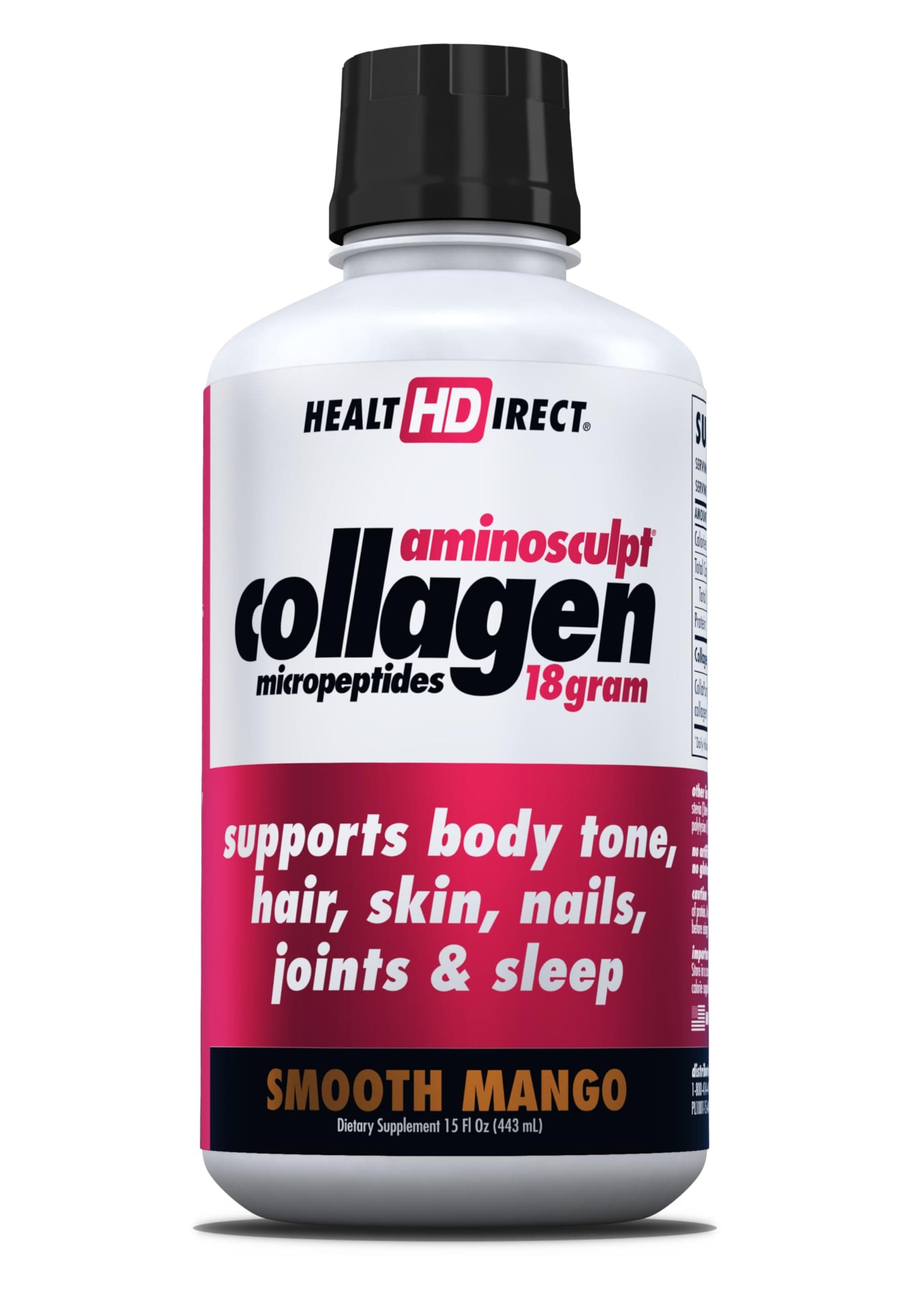 Health Direct - Aminosculpt Sugar-Free Natural Mango 15 Fl. Oz.