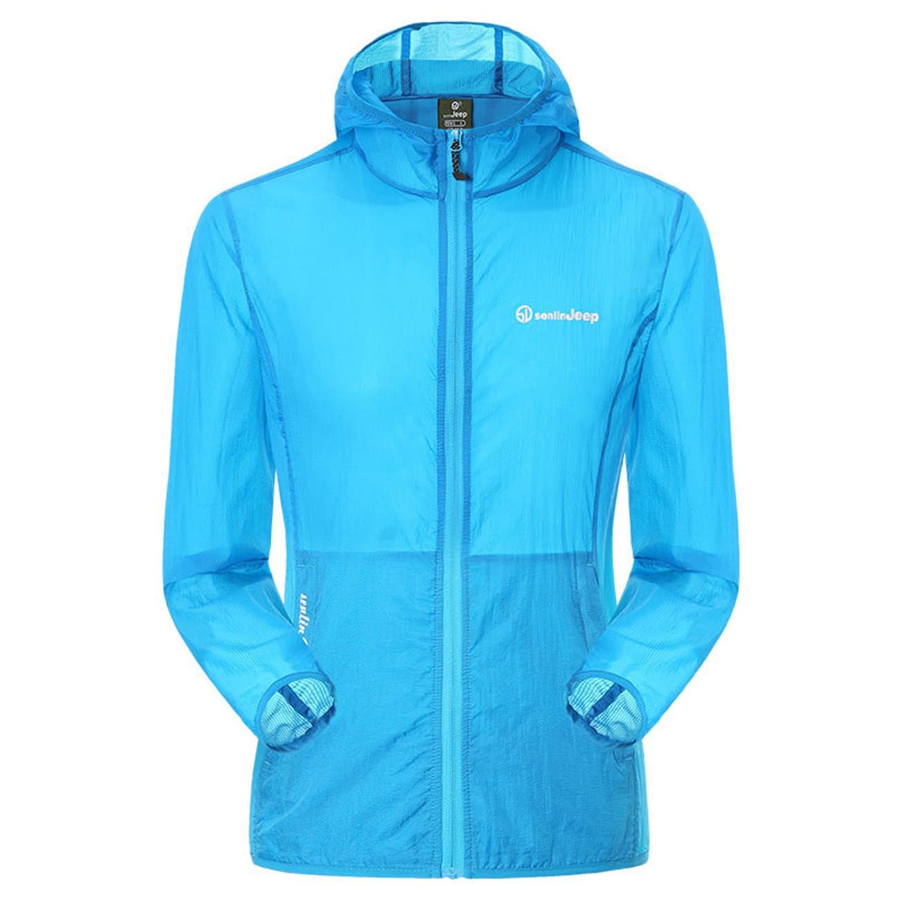 micmall Couple Super Lightweight UPF 50+ UV Protector Quick Dry Windproof Skin Coat