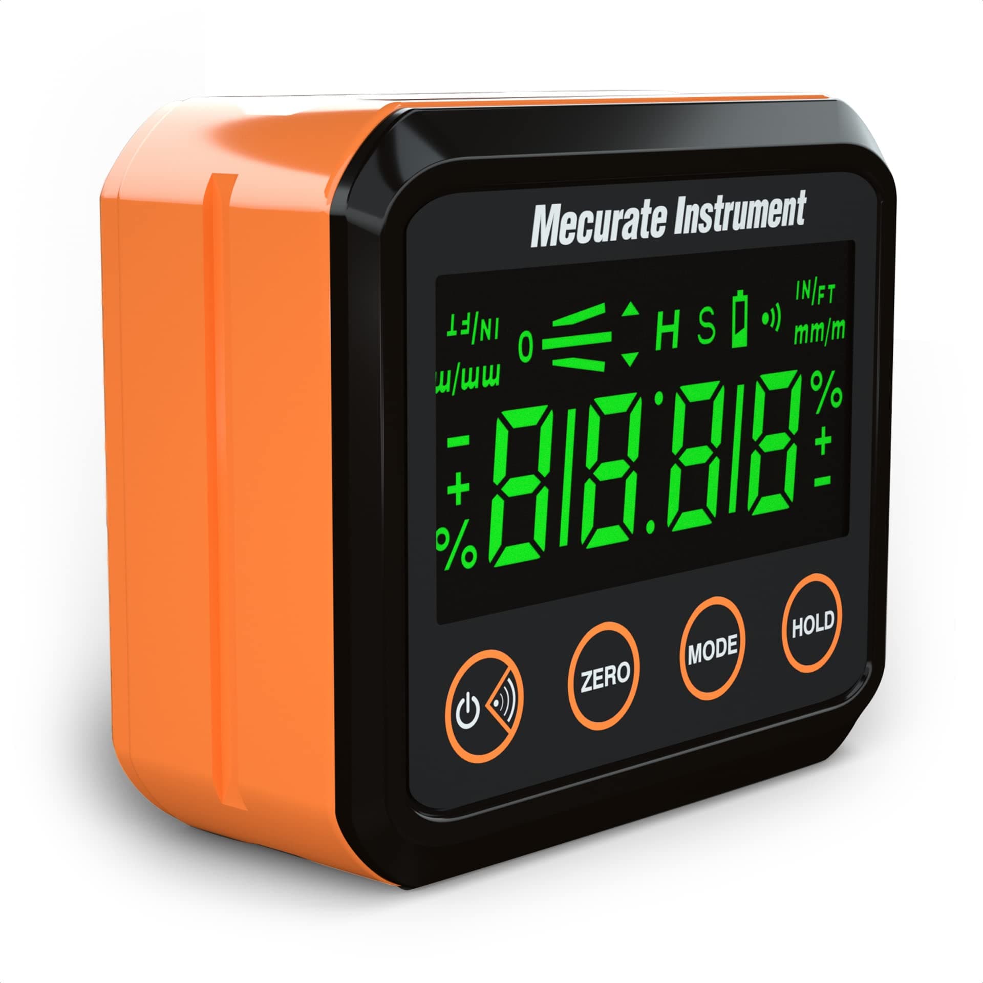 MecurateDigital Angle Gauge and Protractor, Precise Measurement Digital Angle Finder tool with LCD and Backlight for Woodworking and Building