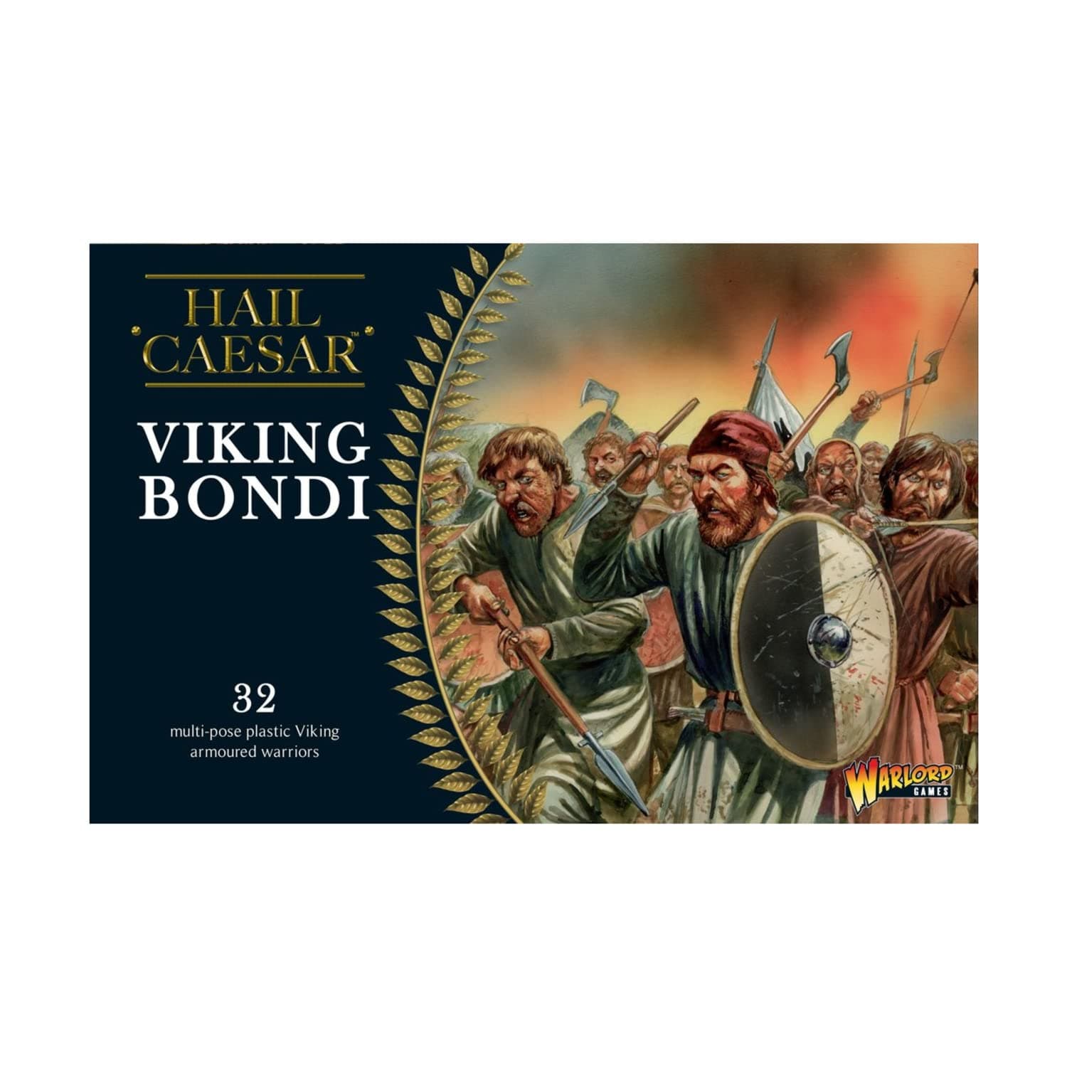 Warlord Games Viking Bondi - 28mm Scale Plastic Miniatures for Hail Caesar Highly Detailed Dark Age Era Miniatures for Table-top Wargaming