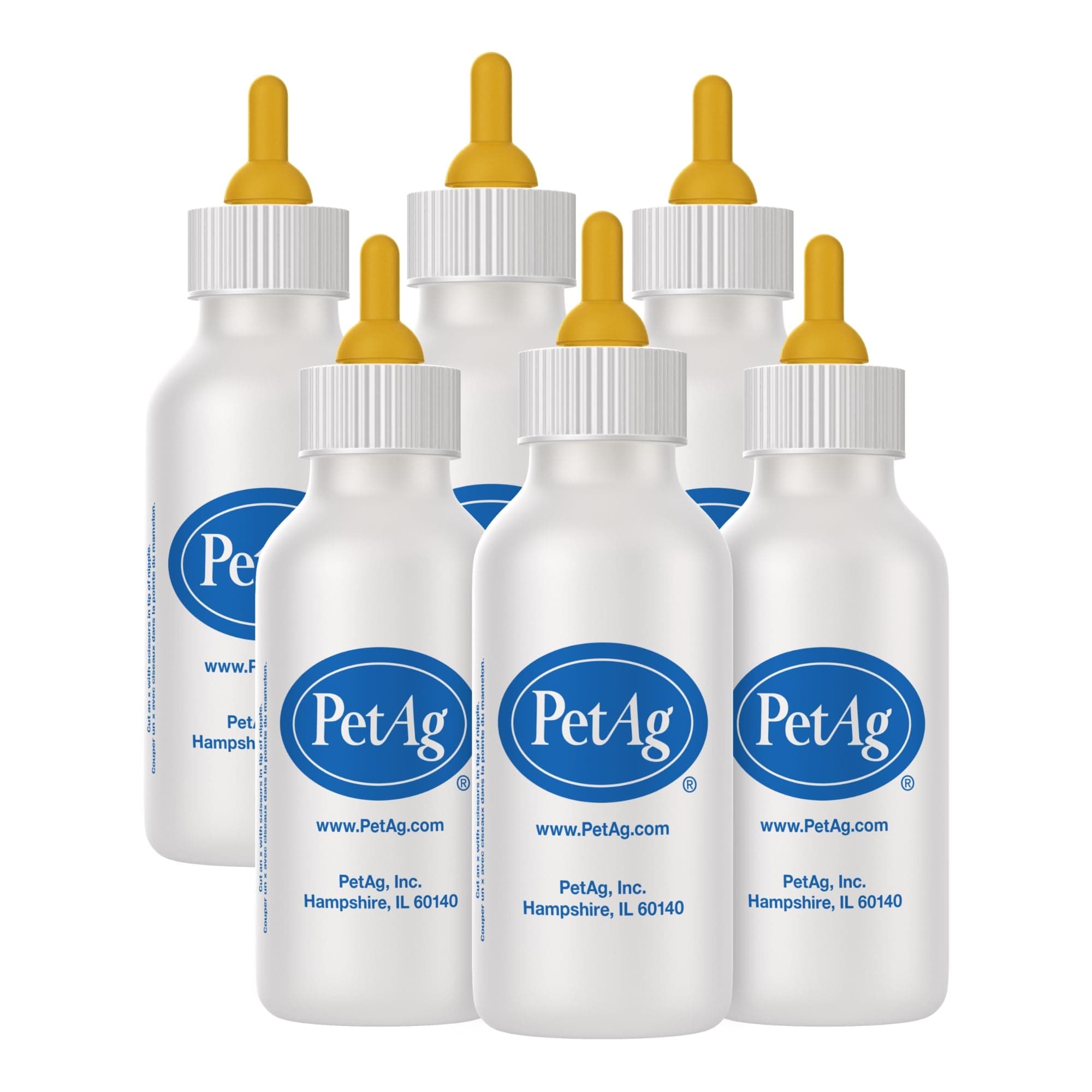 Pet Ag Small Animal Nursing Bottle 2 oz - Pack of 6