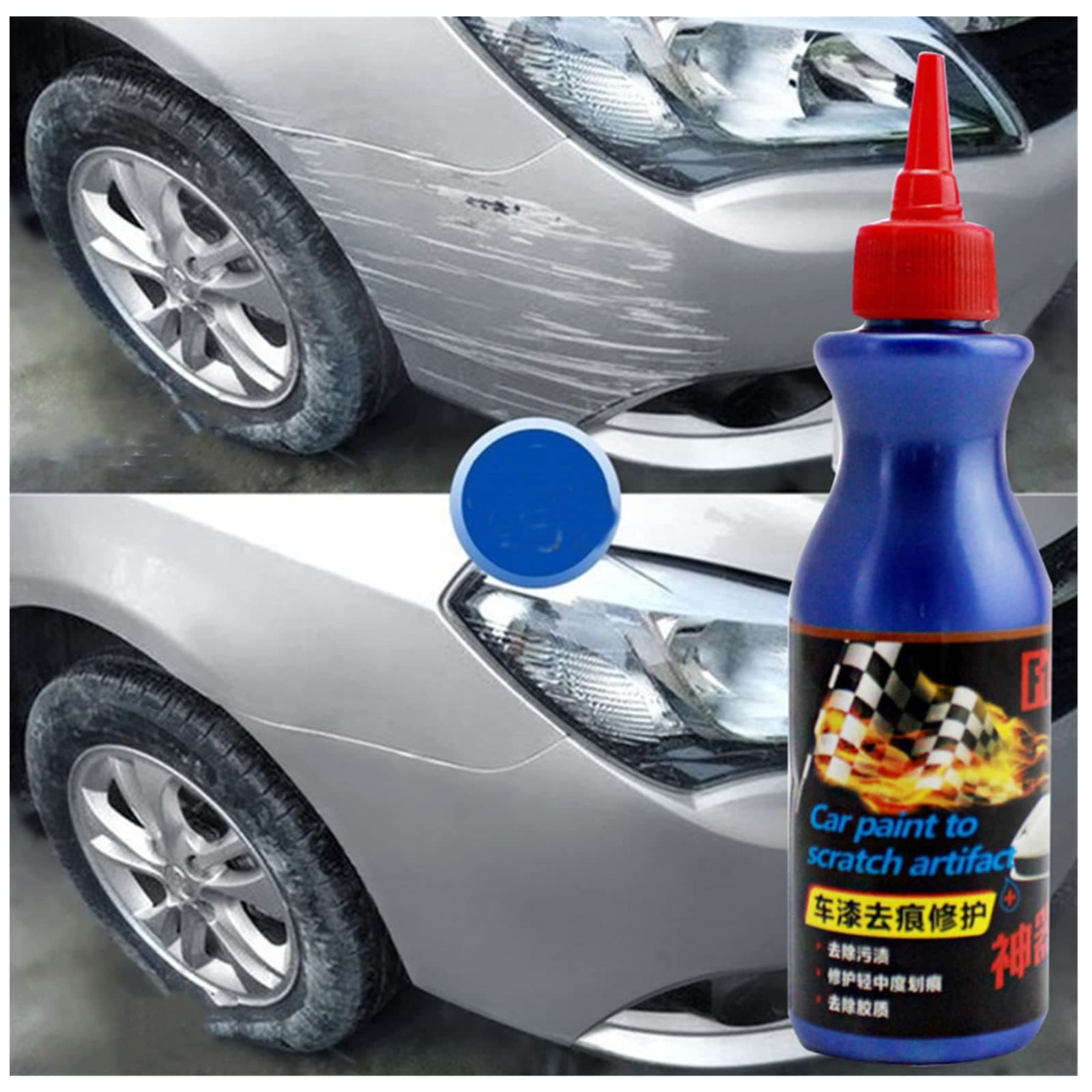 Ultimate Paint Restorer - Car Scratch Remover for Deep Scratches, Paint Scratch Repair Agent, Car Scratch Repair for Vehicles (100ml)