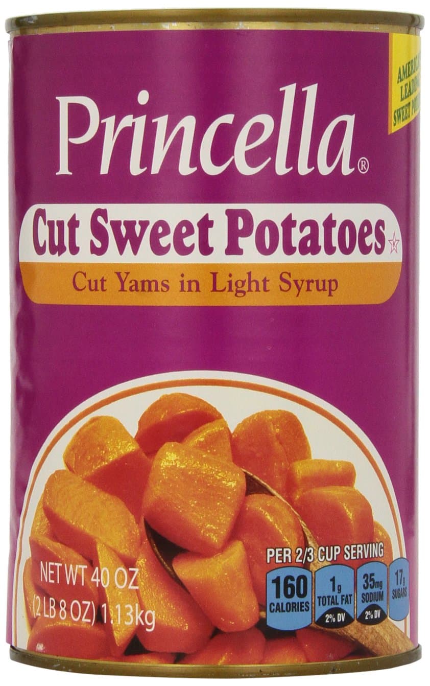 Princella Cut Yams, 40 Oz
