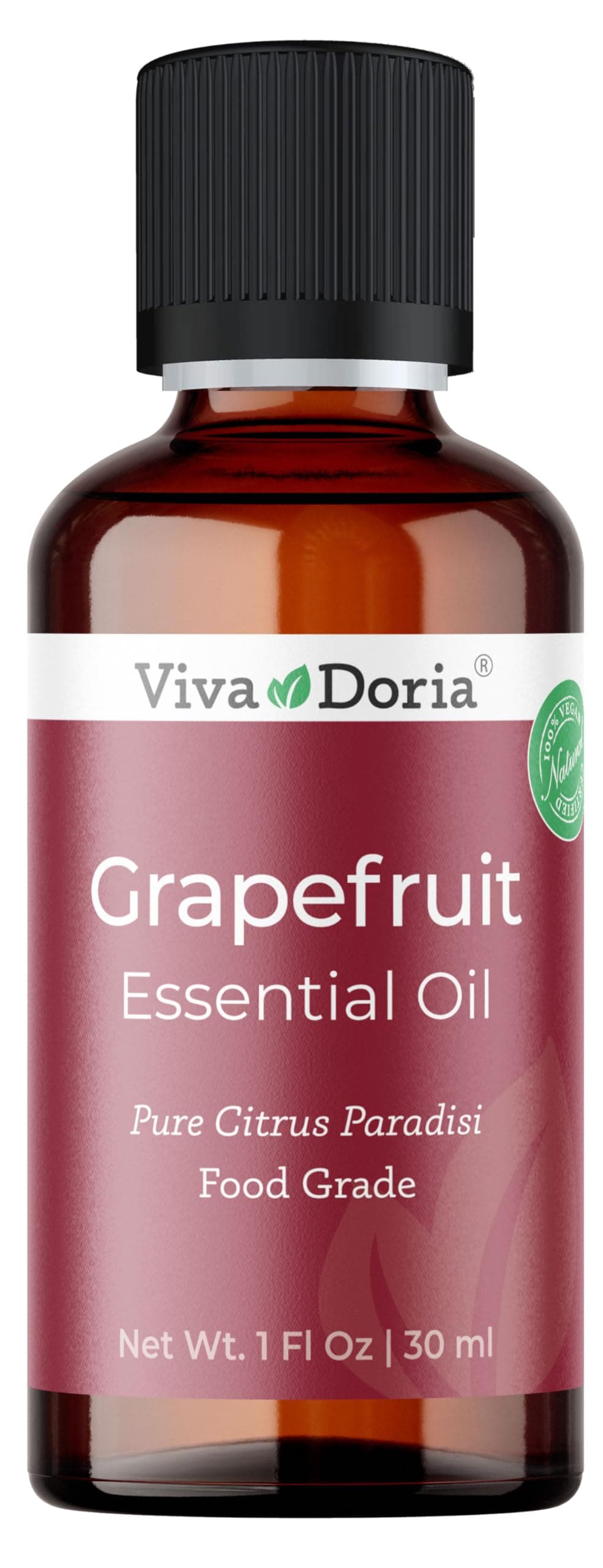 Viva Doria Grapefruit Essential Oil, 100% Pure, Natural Grapefruit Essential Oil, Undiluted, for Aromatherapy | Food Grade, 30 mL (1 Fluid Ounce)