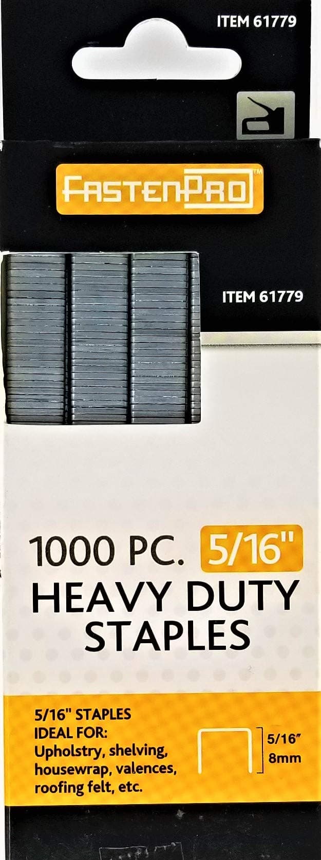 Fasten Pro Heavy Duty Staples, 5/16", 1000 PC.