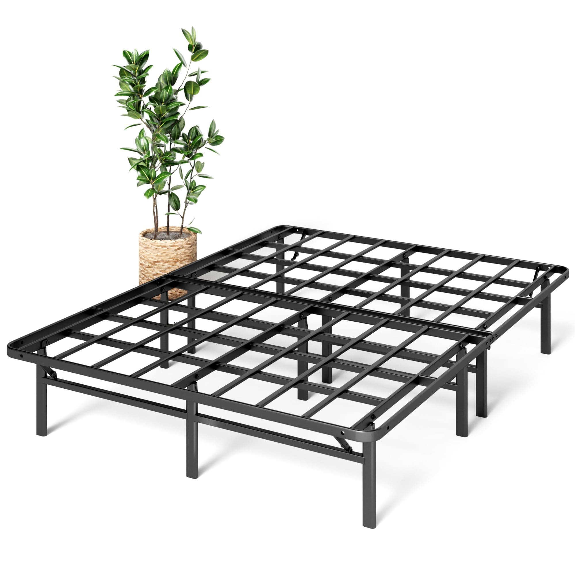 Sleep Master Elite Platform Metal Bed Frame/Mattress Foundation, Full