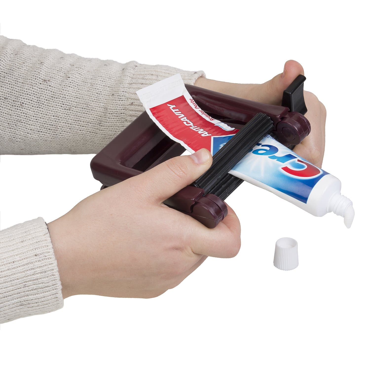 Toothpaste Tube Wringer gets You up to 35% More Paste Out of The Tube!