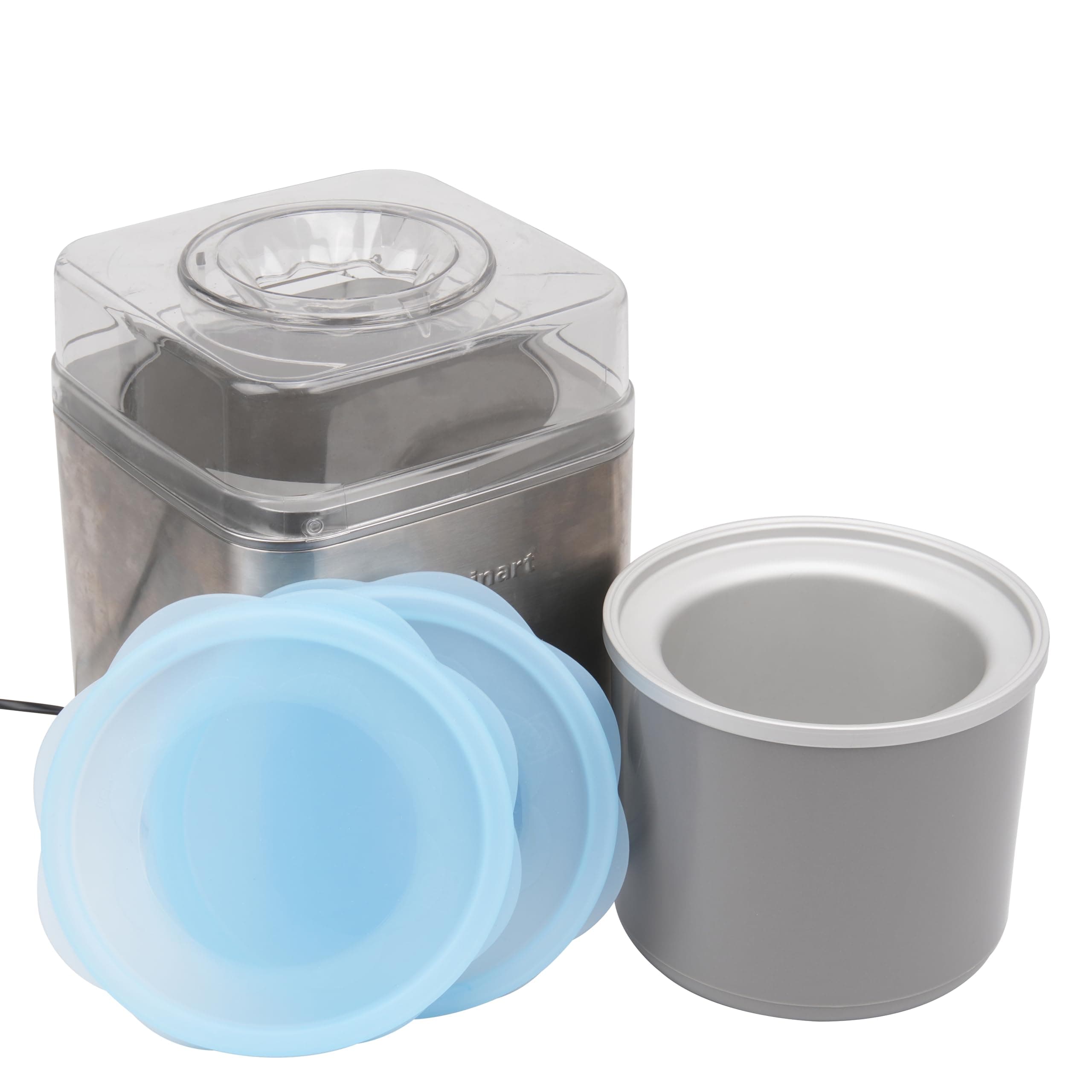 Silicone Lids for Cuisinart 2-Quart Freezer Bowl, 2 Pack Reusable Covers for Cuisinart lce Cream Maker, Dishwasher, Microwave & Freezer Safe, Kitchen Accessory