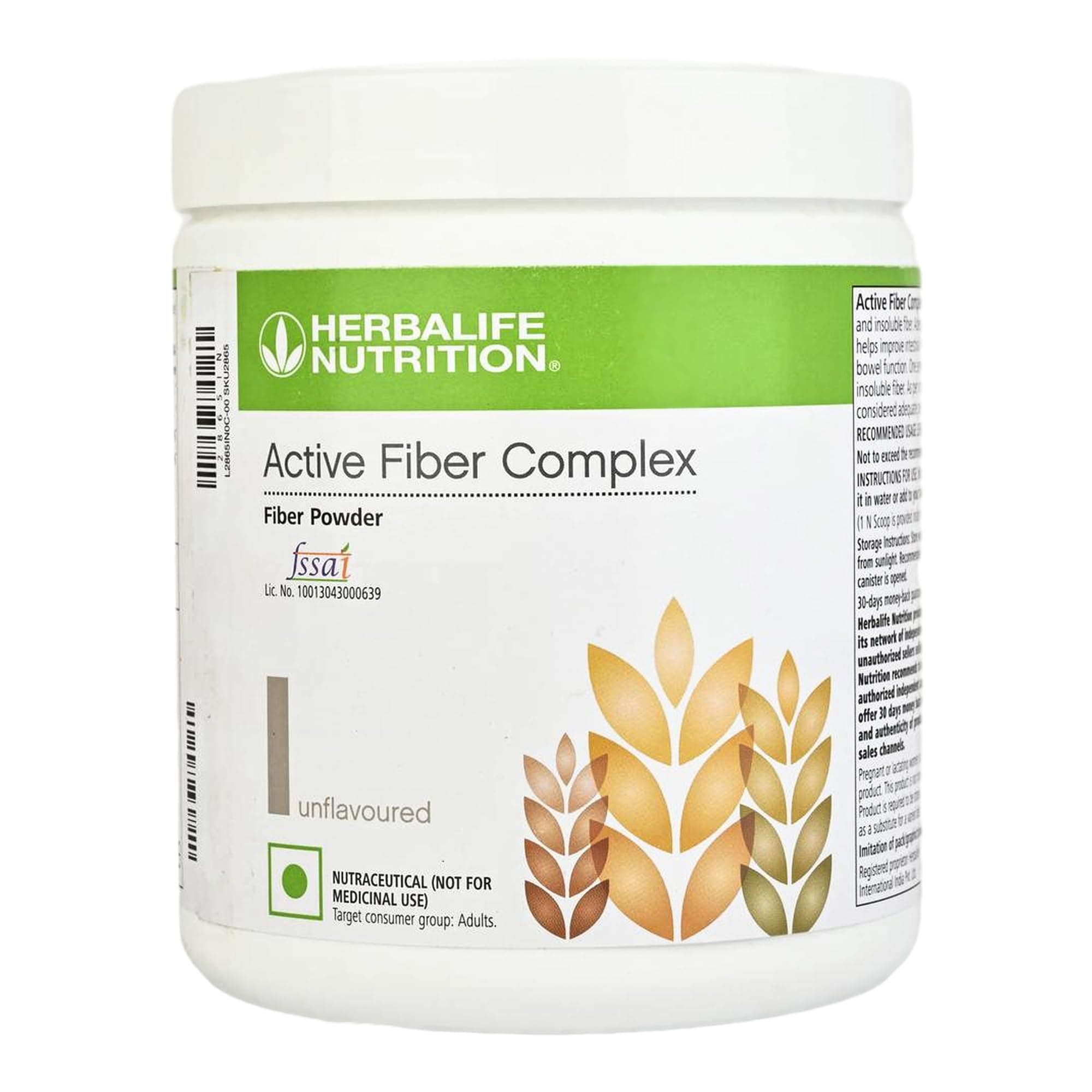 Herbalife Active Fiber Complex Powder,Unflavored, 1 Count
