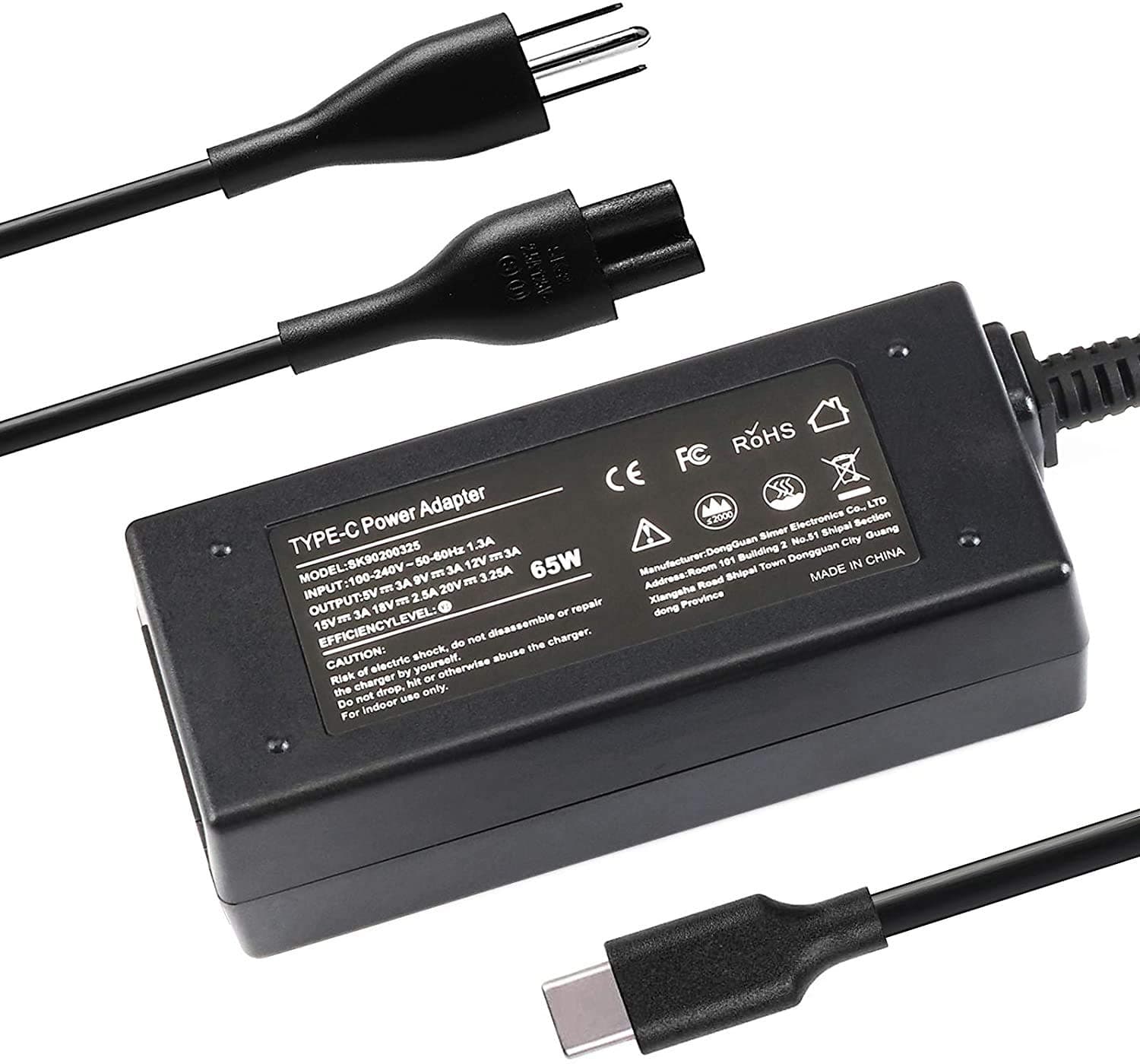 Replacement AC Adapter Charger for HP P/N TPN-DA04 828769-001 828622-003 ADP-45ME. by Galaxy Bang USA®