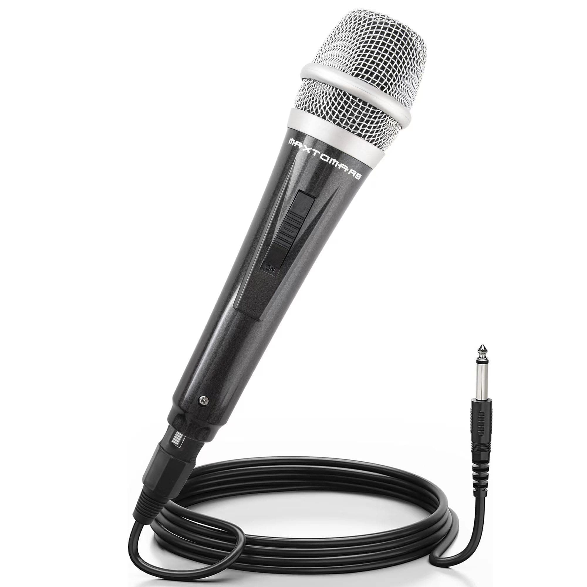 Adamantite Dynamic Musical instrument Microphone for Singing with 3.5M/11.40 ft XLR Cable, Handheld Mic for Karaoke Singing, Speech, Wedding, Stage and Outdoor Activity