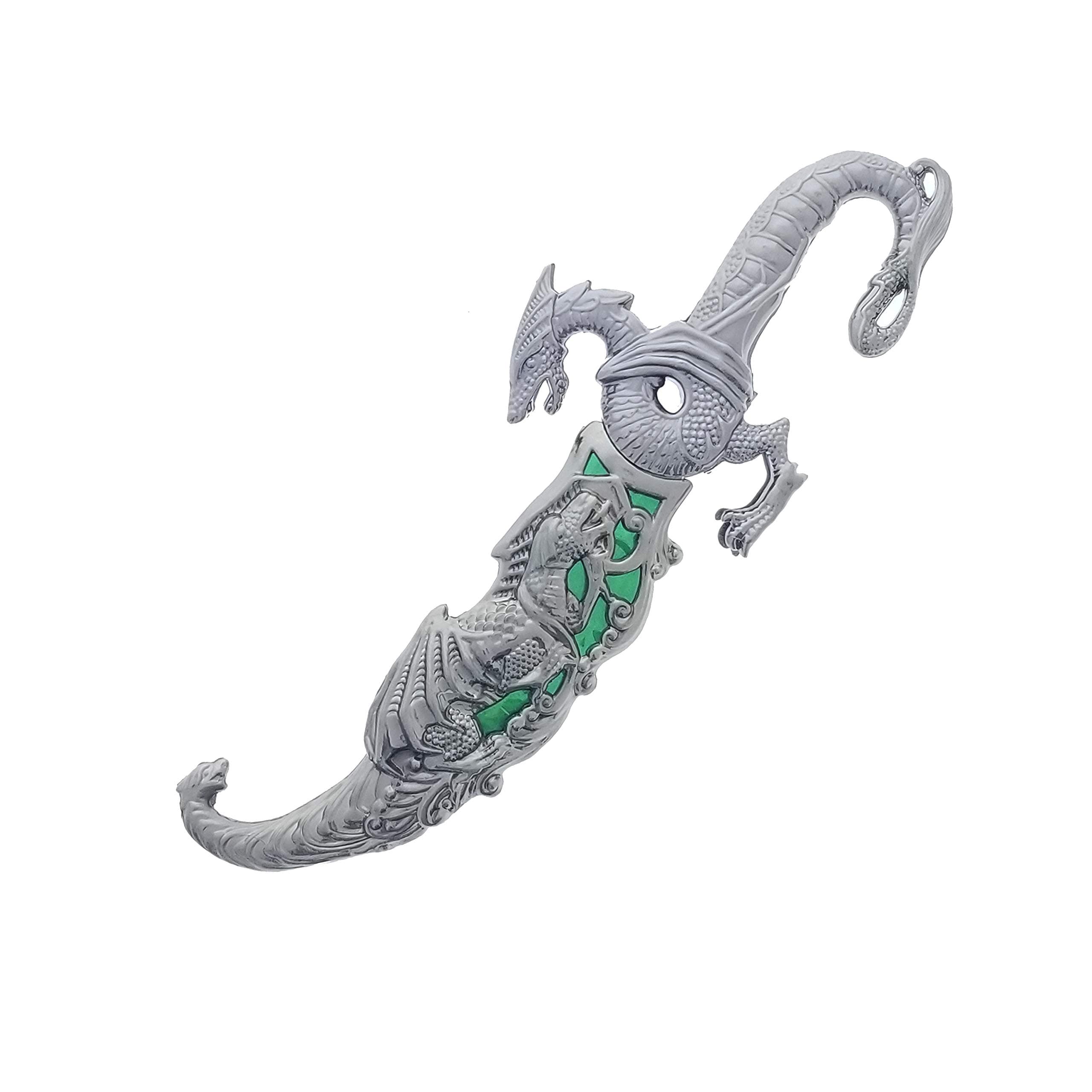 10" Fantasy Dragon Dagger. Fixed Blade Metal Handle and Sheath. for Colloction, and Gifts.