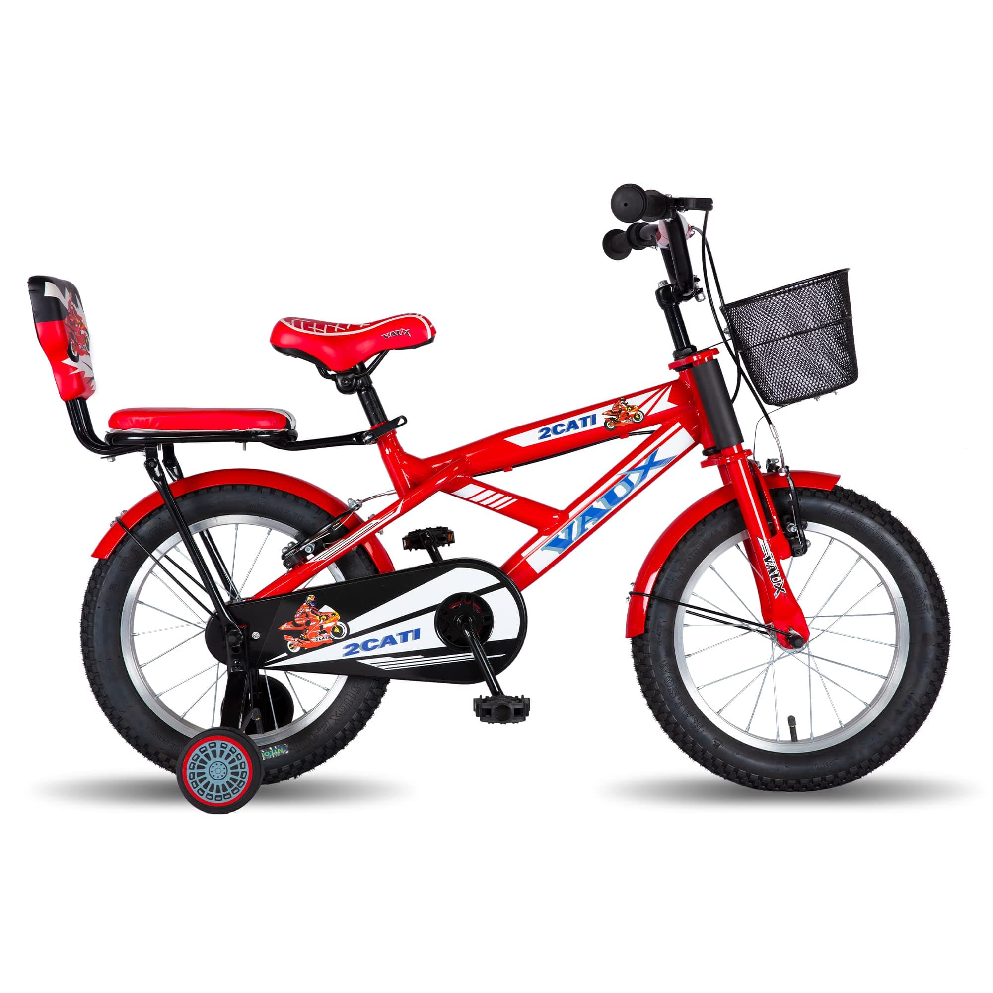 Vaux 16T 2Cati Bicycle for Boys (Red)