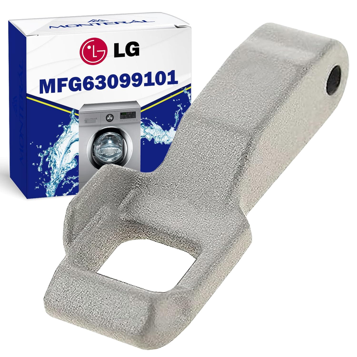 Washing Machine Door Catch with Original Code MFG63099101 for LG - Warranty 10 Years - MONTERAL