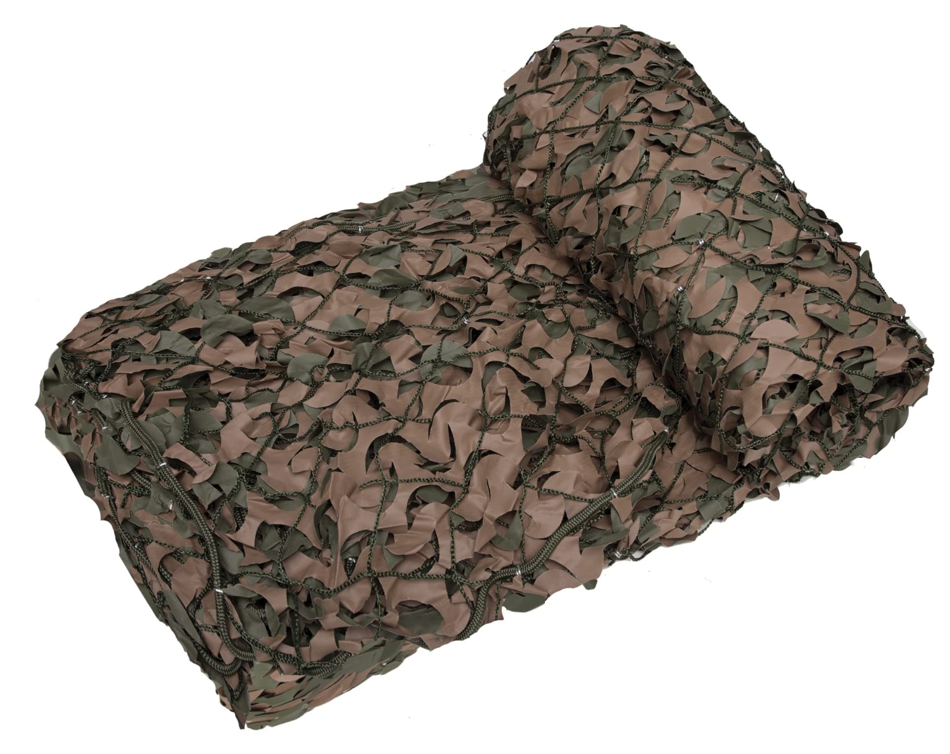 CamoSystems Basic Series Military Spec Camouflage Net with Mesh Netting Attached, Large, 9'10" x 19'8"L, Original Camo - Green/Brown