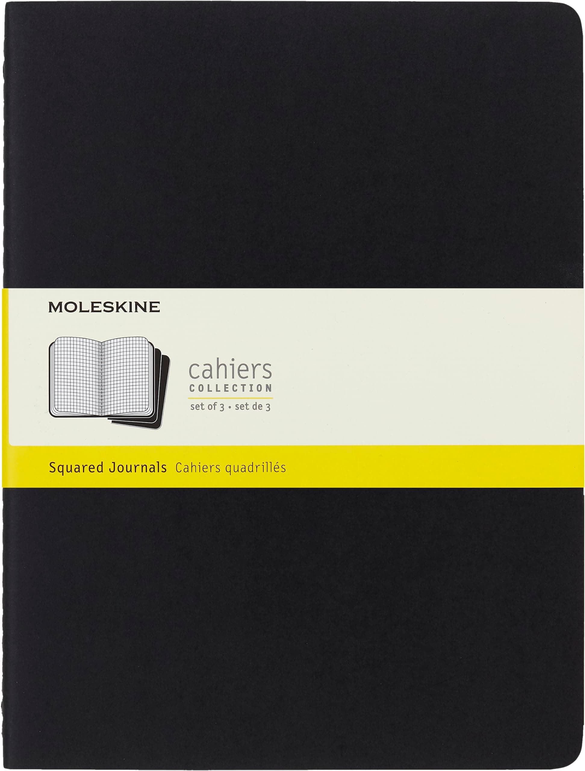 Moleskine S05025 XLarge Squared Cahier - Black