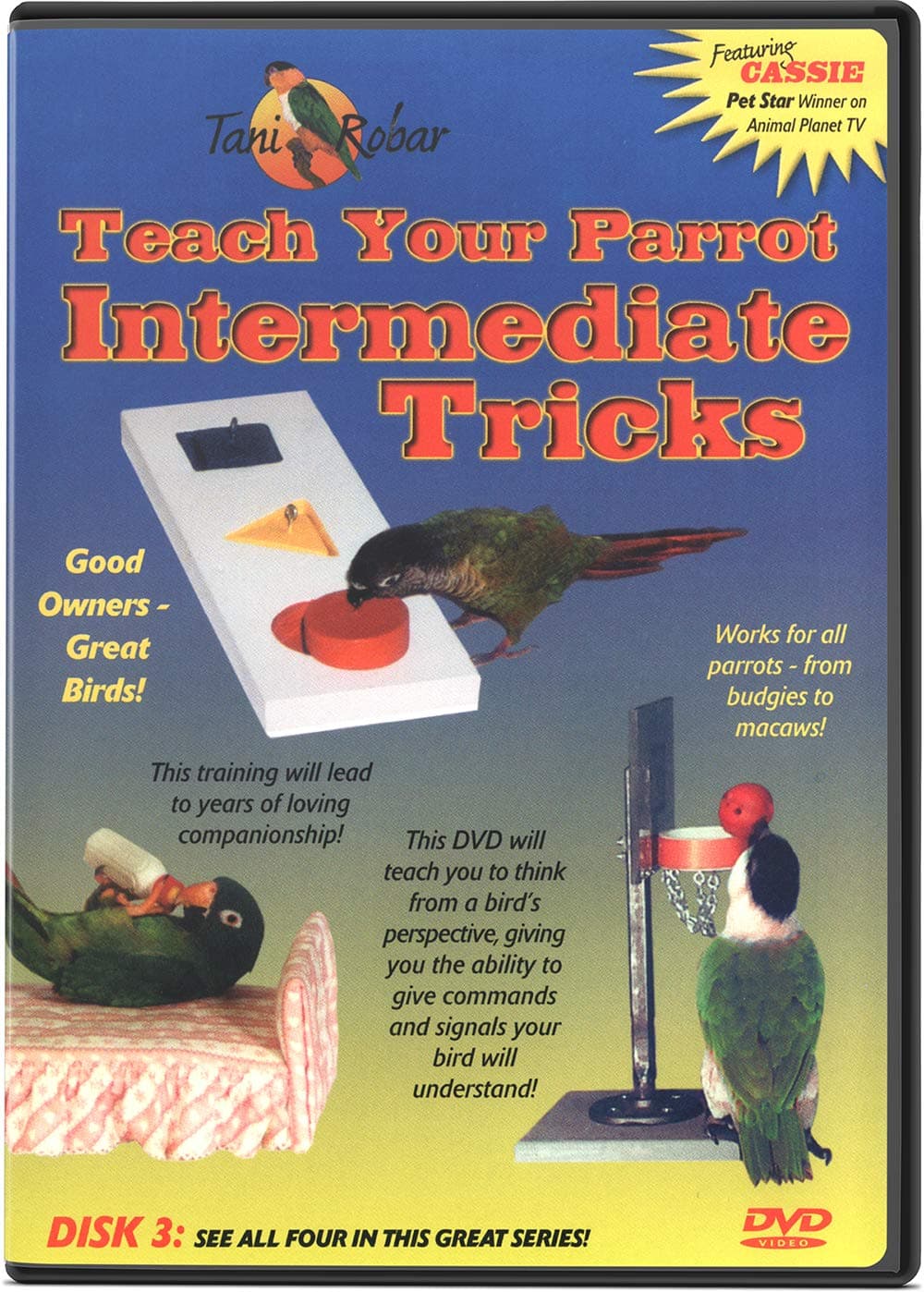 Feathered Phonics Teach Your Parrot Series DVD 3: Intermediate Tricks