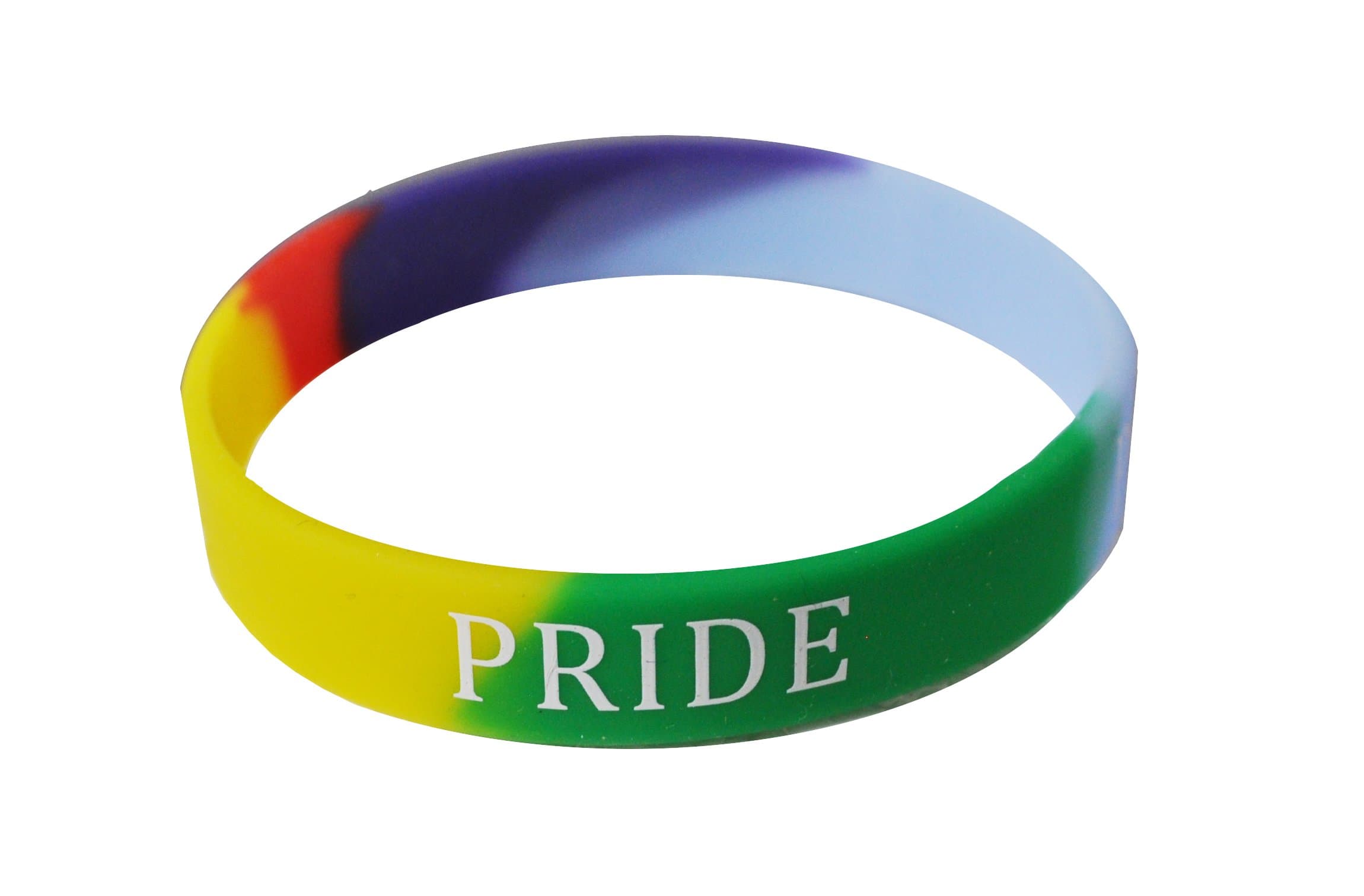 Gay Pride Silicone Rainbow Wristband