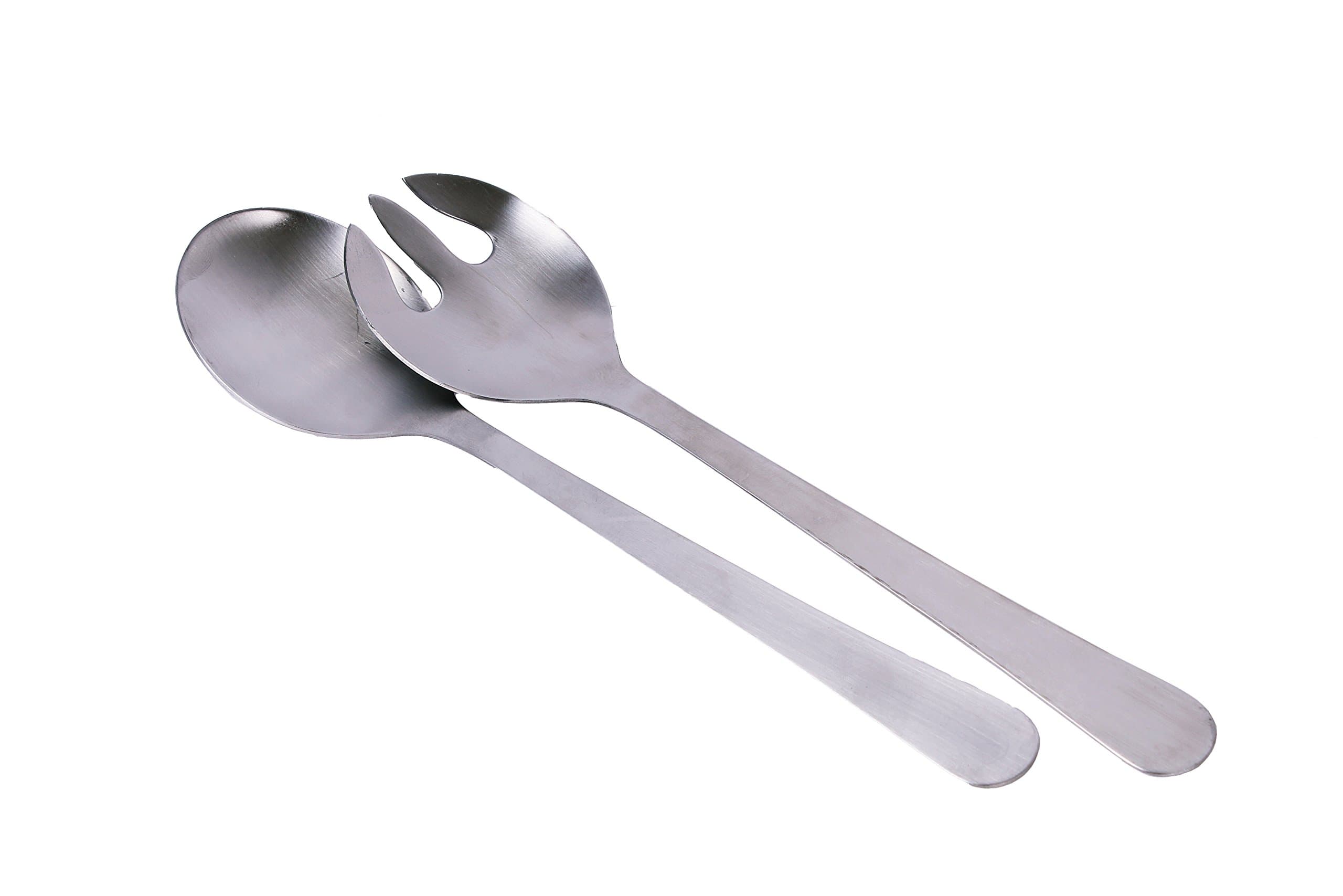 Wenco Stainless Steel Salad Server Fork & Spoon Set
