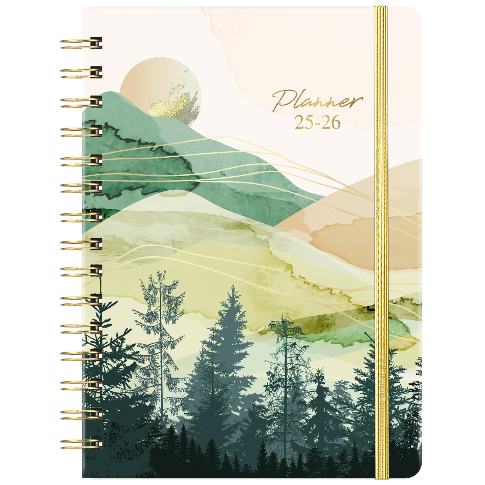 2025-2026 Planner - 6.4" x 8.5", Academic Planner Weekly and Monthly 2025-2026 from JUL. 2025 - JUN. 2026, Academic Calendar with Monthly Tabs, Sturdy Cover, Premium Paper, Strong Twin-wire