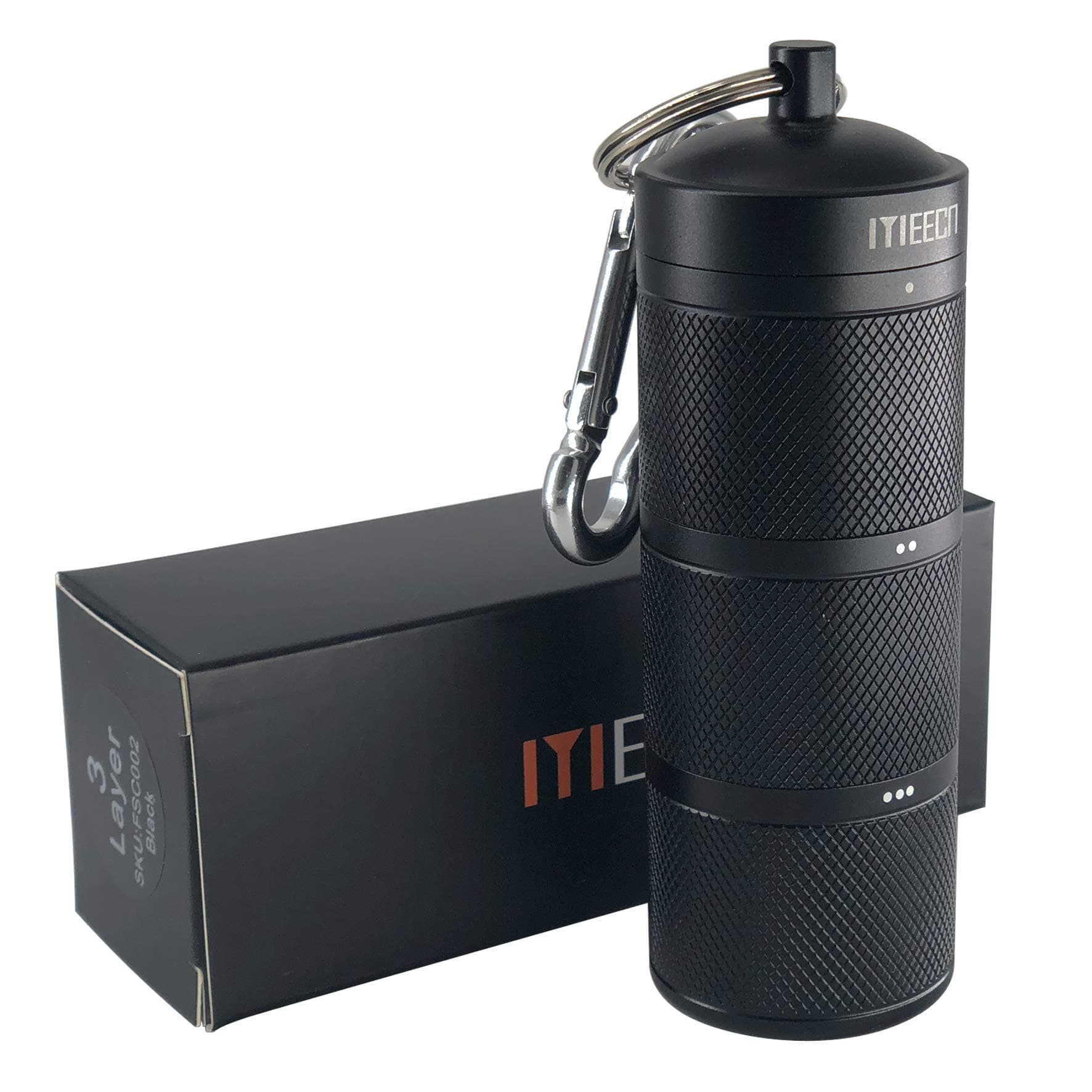 Three-Layer Large Pill Organizer Pill Box, Metal Pill Dispensers Waterproof Pill Container Can Store Pills Anything Sizes, Vitamins, Cod Liver Oil, Supplements and Medication (Black)