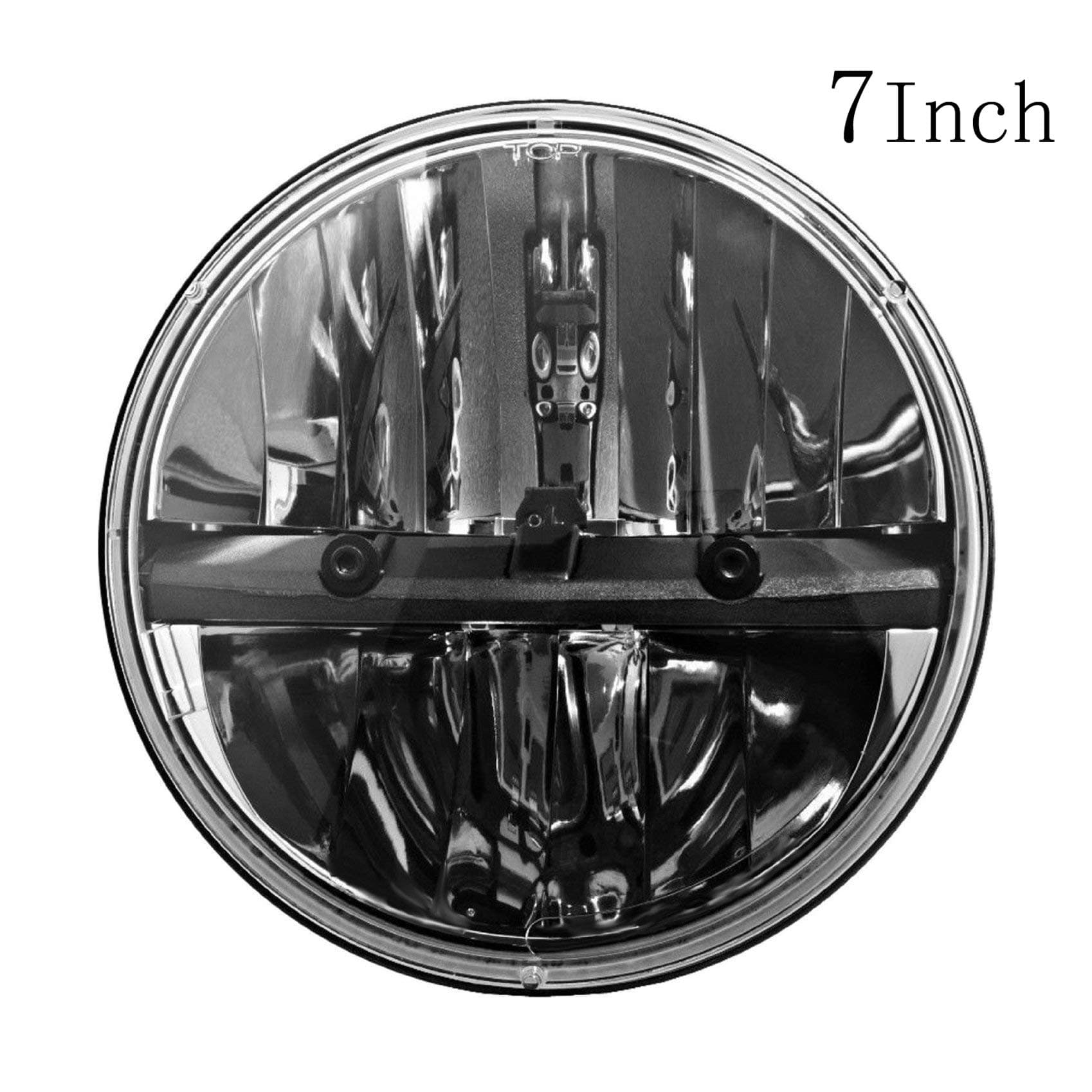 Funlove 7 Inch Black Daymaker LED Round Headlight High Low Beam lamp Halo for Wrangler JK TJ LJ Har-ley Motorcycle Offroad Vehicles