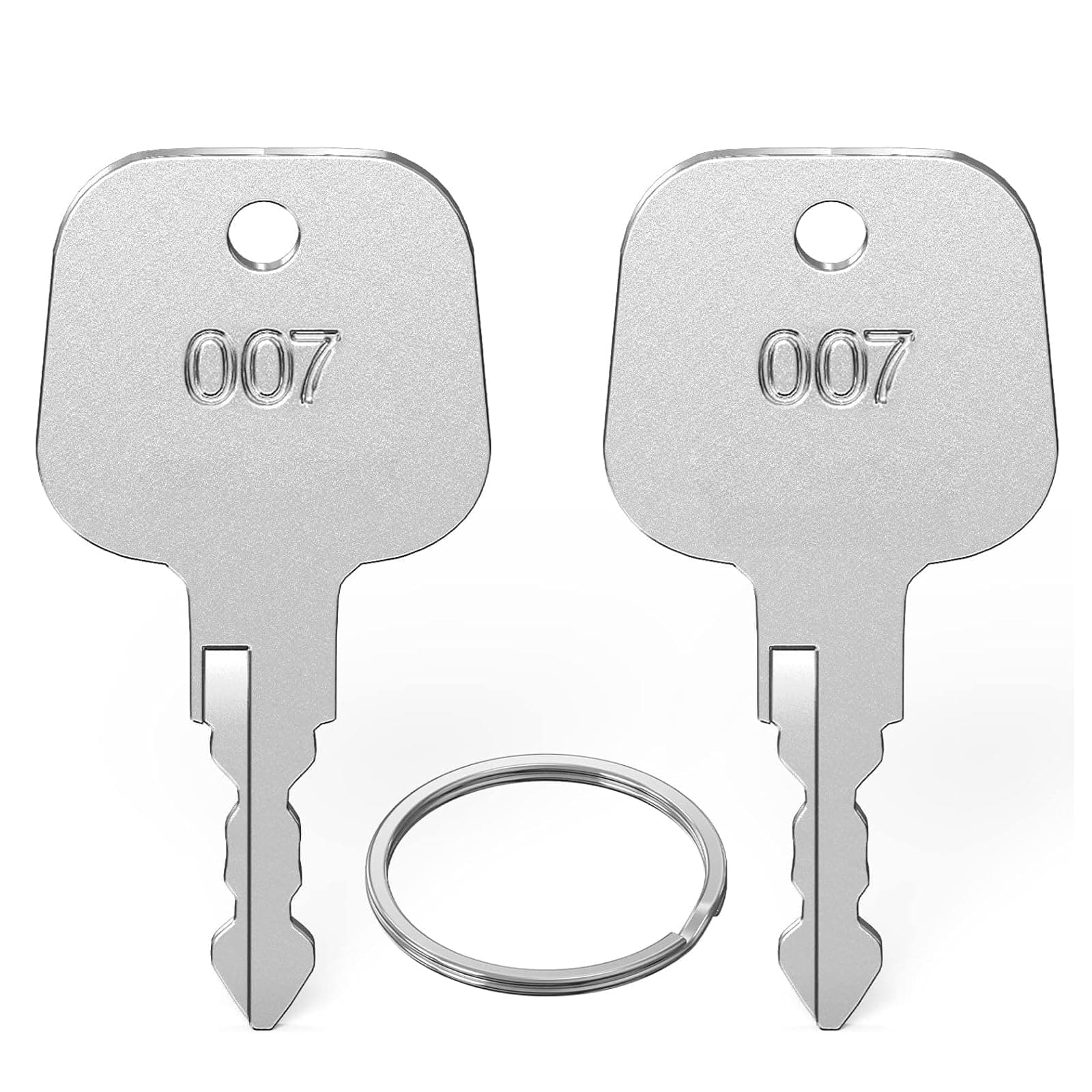 Key Compatible with Luggage Locks 2PCS, Ancable Master Luggage Keys Compatible with OO7 Master Locks Universal Approved Luggage Suitcase Password Locks