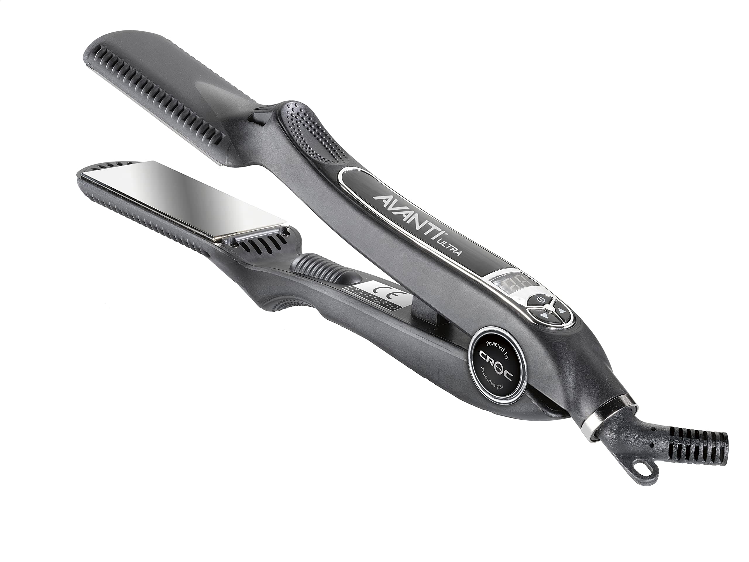 Avanti Wet-Dry Nano Ceramic Silver Digital Flat Iron 1-3/8" - WDAVCROC