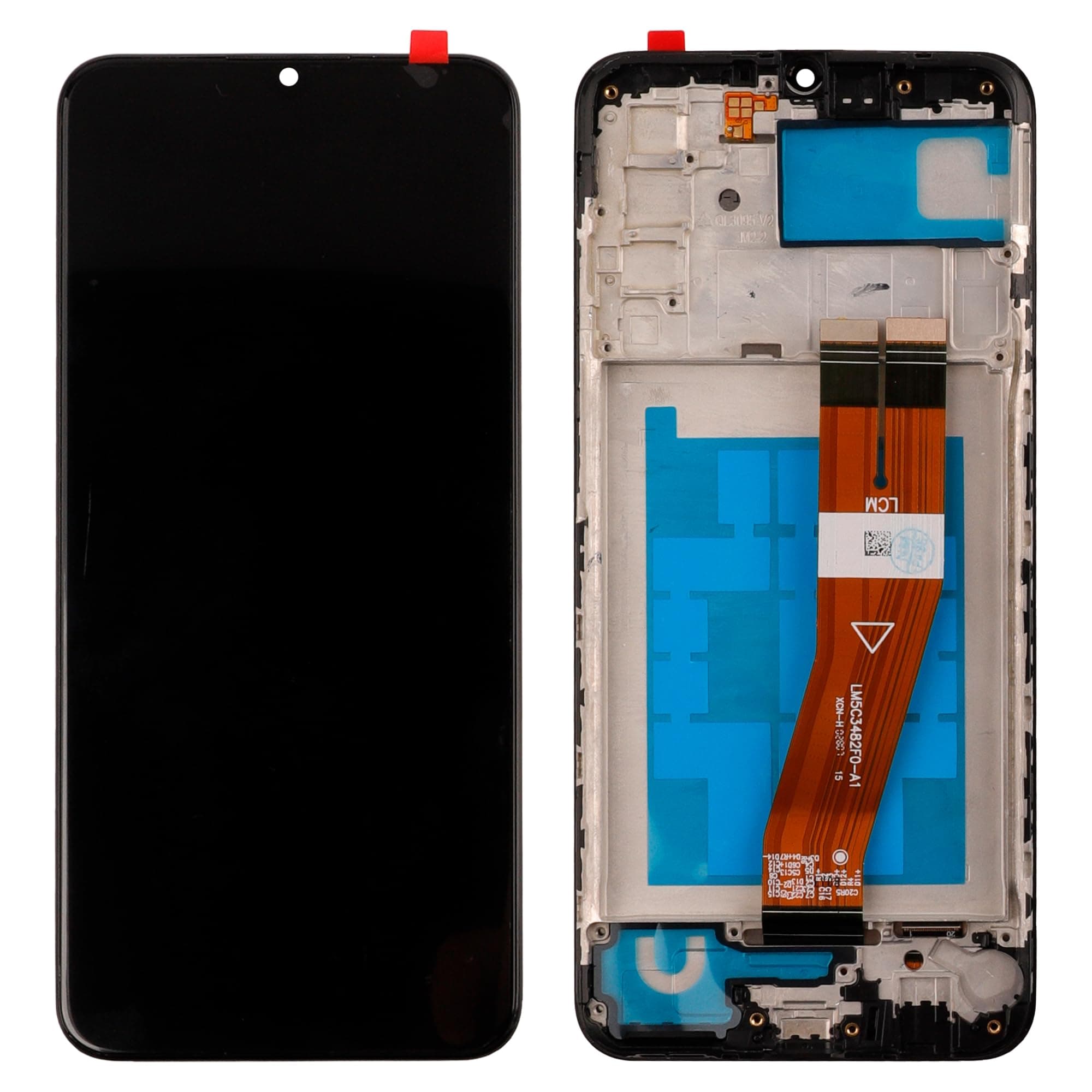 LCD Digital Display Replacement Compatible with Samsung A02s LCD Display A025a A025u s124dl(Black no Frame) LCD Display Touch Screen Digitizer Assembly with Repair Tools-6.5inch