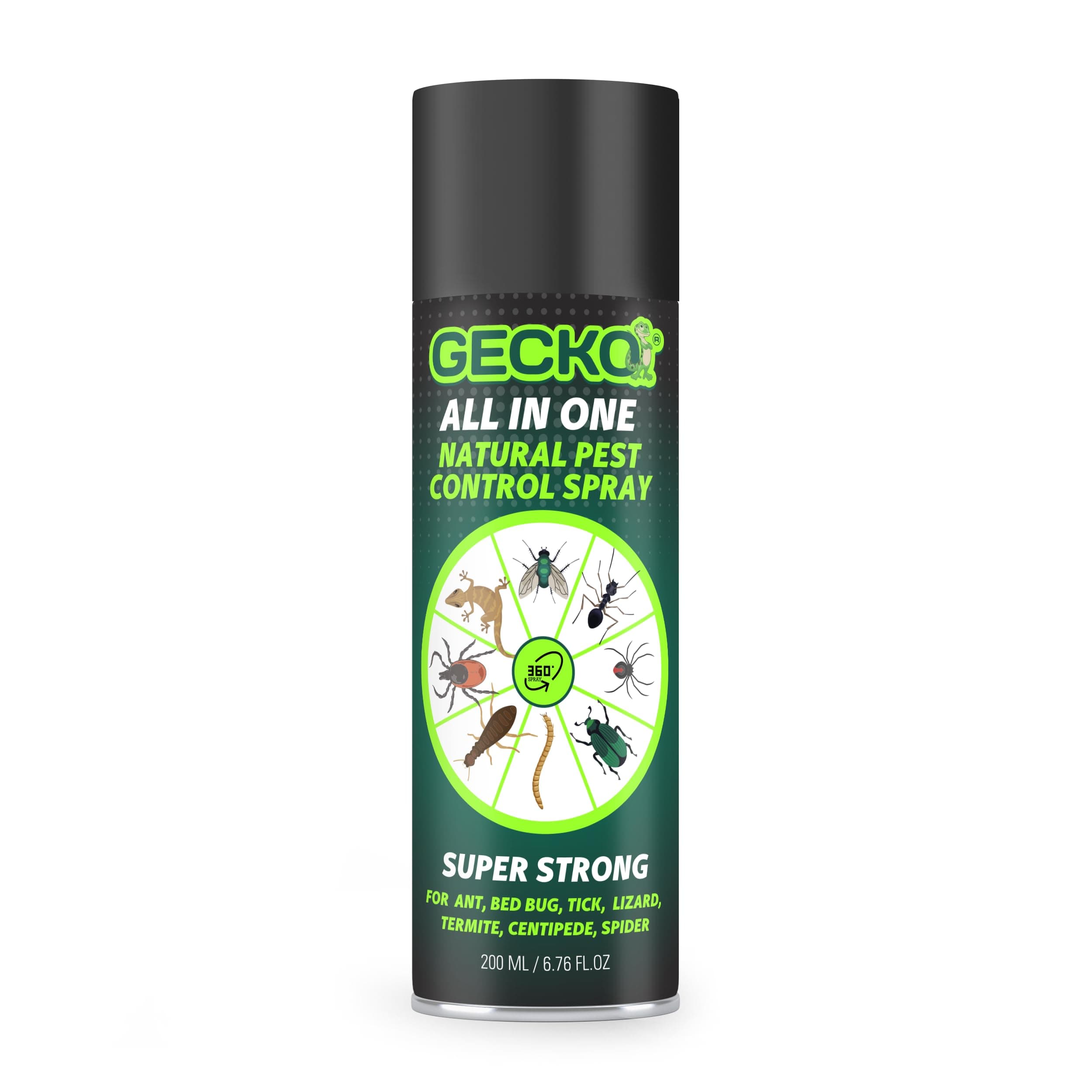 Gecko Home Repellent Control | 100% Natural | No Kill Just Repel Easy to Use Non-Toxic (200ML) | Ant, Cockroach, Rat, Lizard, Bed Bugs, Spider - FORMULATION 30 X