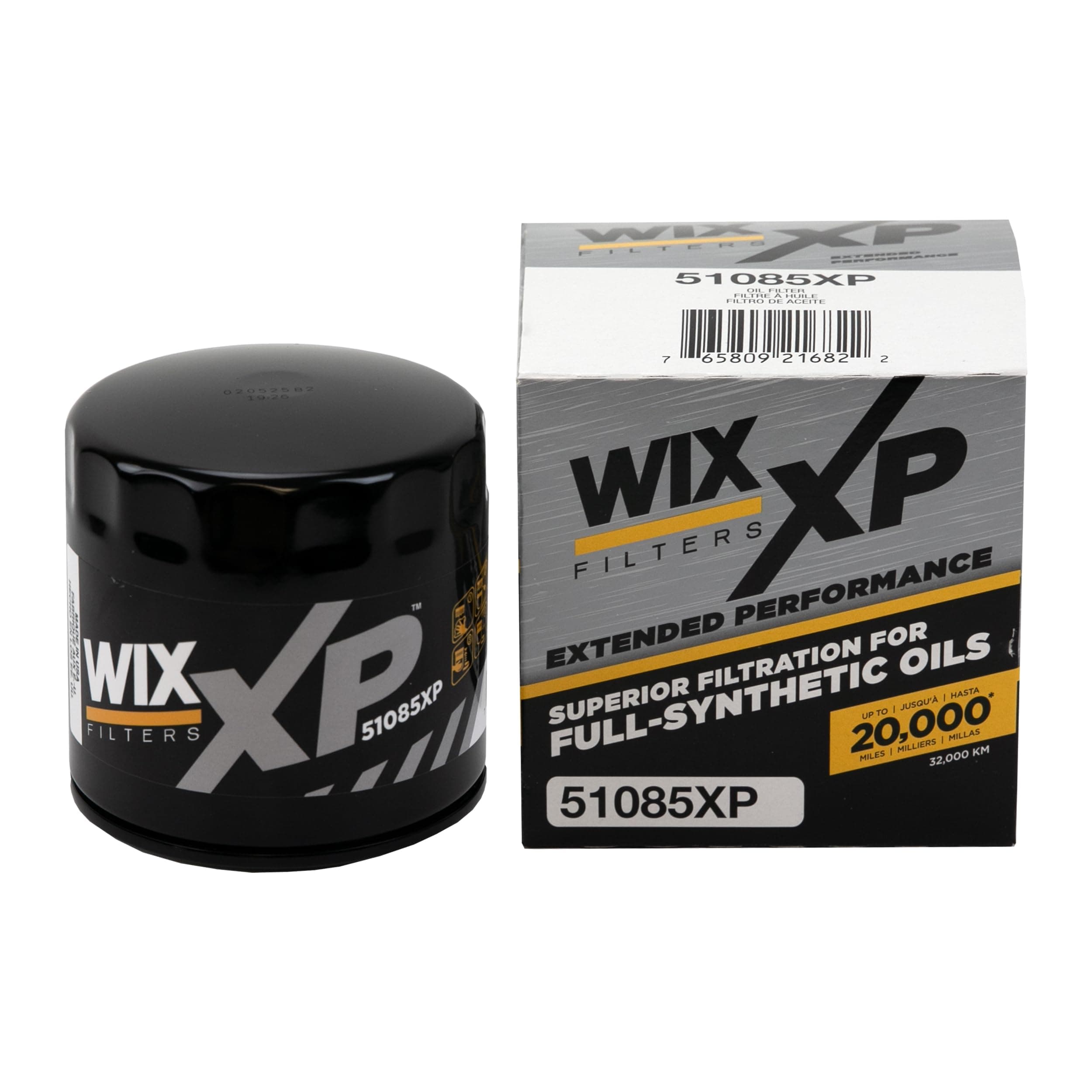 51085XP WIX XP Oil Filter Replacement, Built for Synthetic Oil - Compatible With Chrysler/Dodge/Jeep Vehicles (91-08), Mitsubishi Eclipse (95-99)