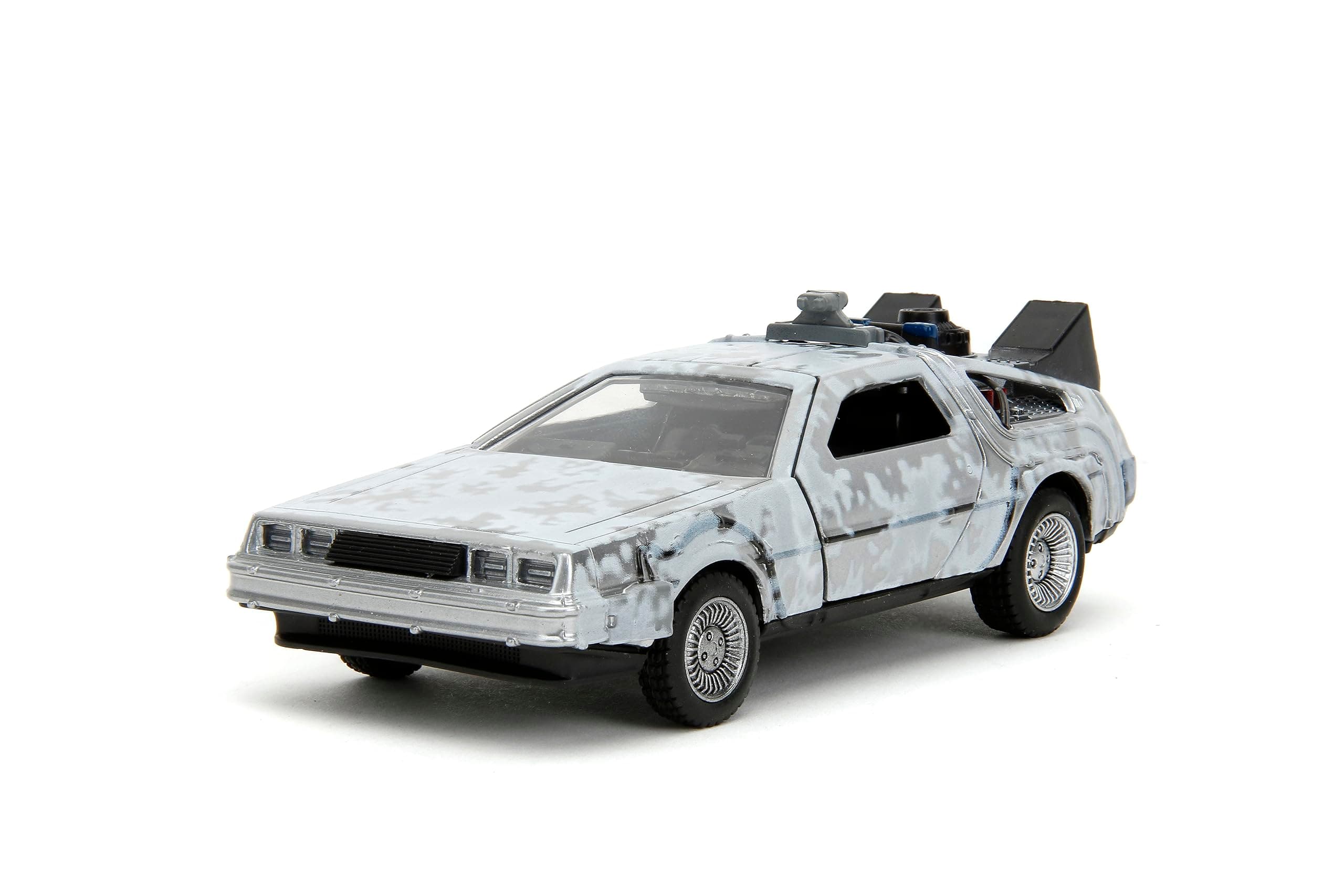 Jada Back to The Future 1:32 Time Machine Frost Die-Cast Car, Toys for Kids and Adults